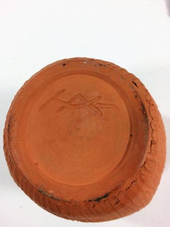 1930s Svend Hammershøi Large Unglazed Earthenware Vase, by Kähler, Denmark