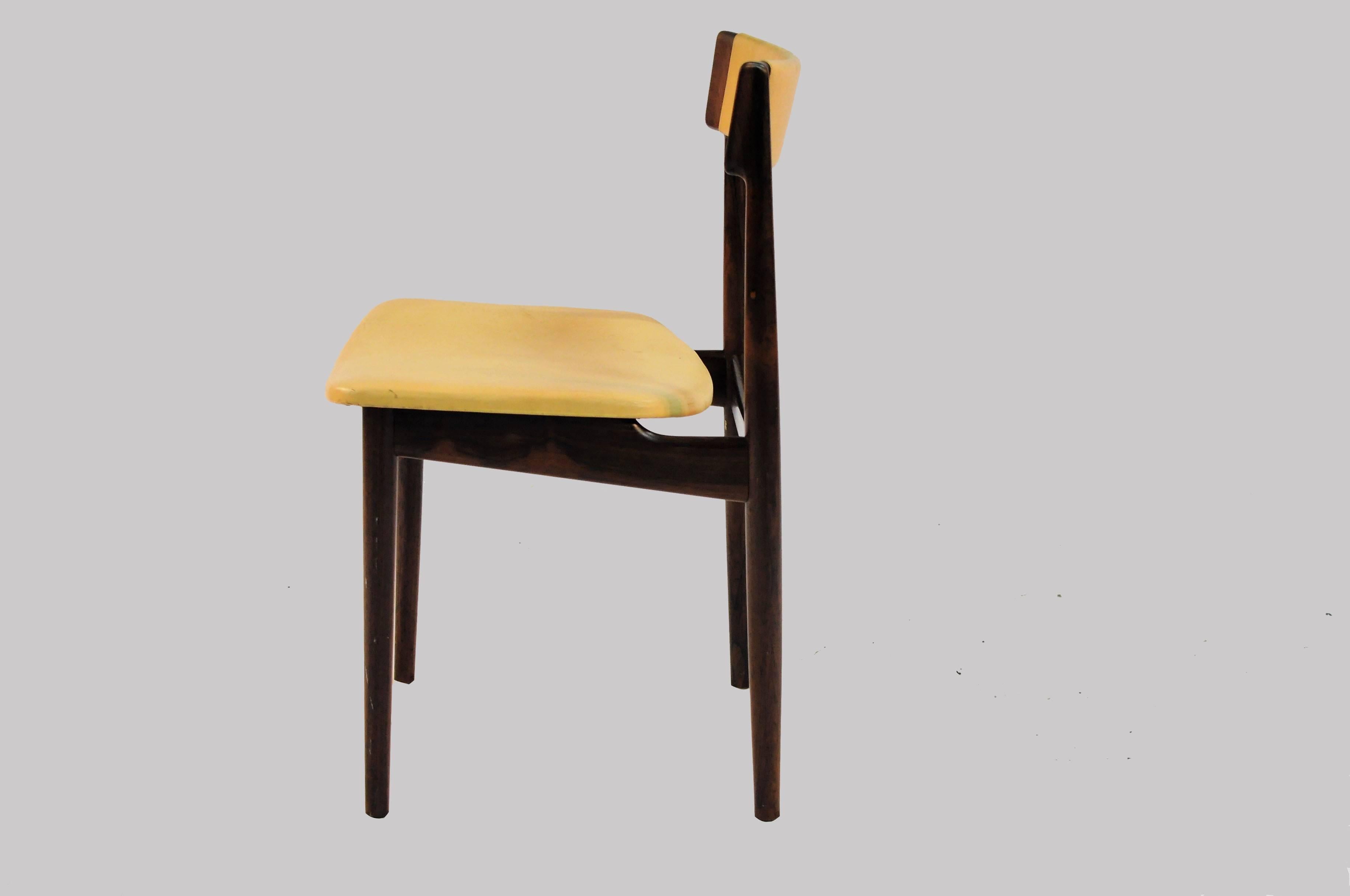Scandinavian Modern 1960s Set of Ten Henry Rosengren Hansen Model 39 Dining Chairs in Rosewood