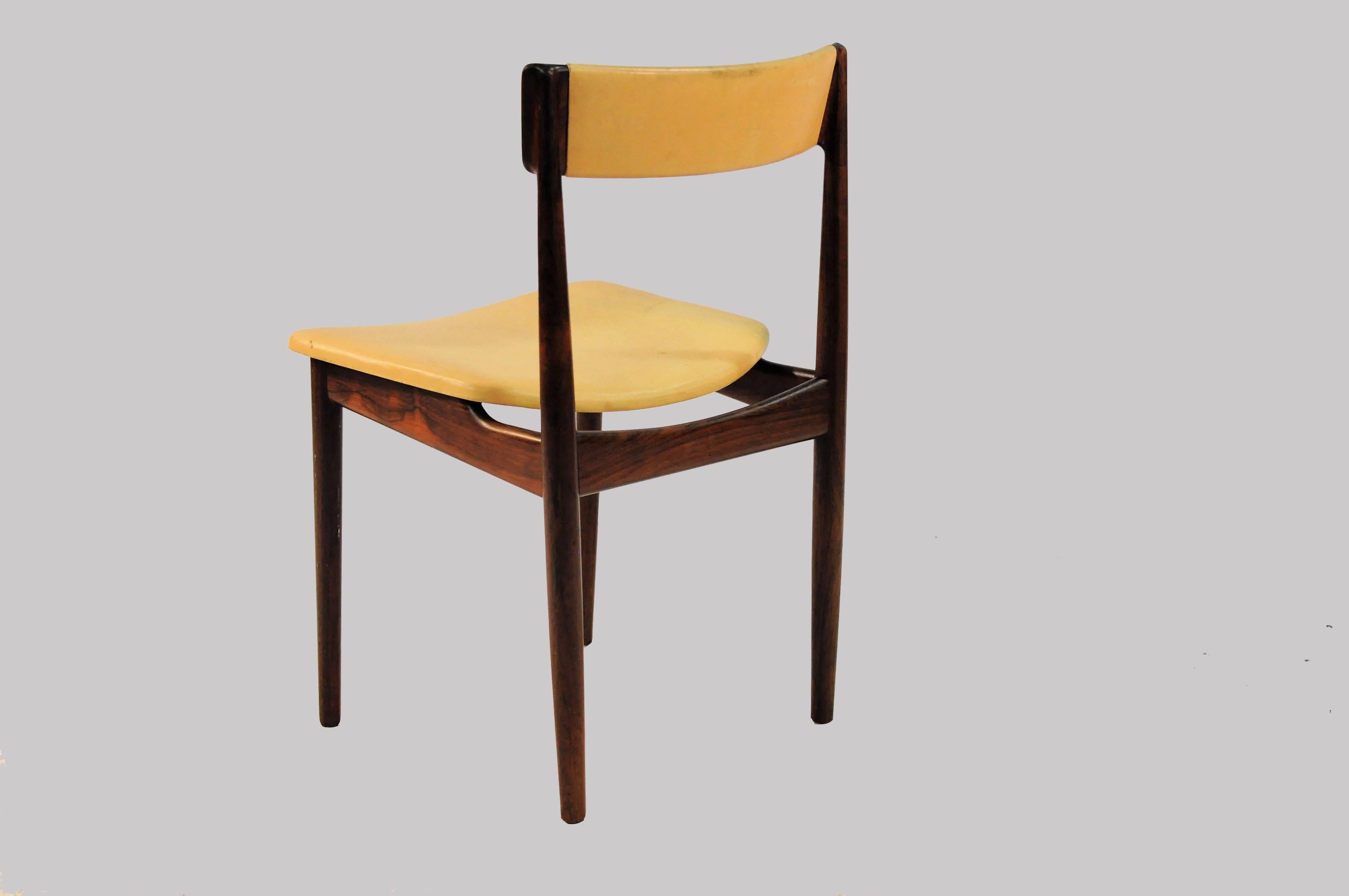 Danish 1960s Set of Ten Henry Rosengren Hansen Model 39 Dining Chairs in Rosewood