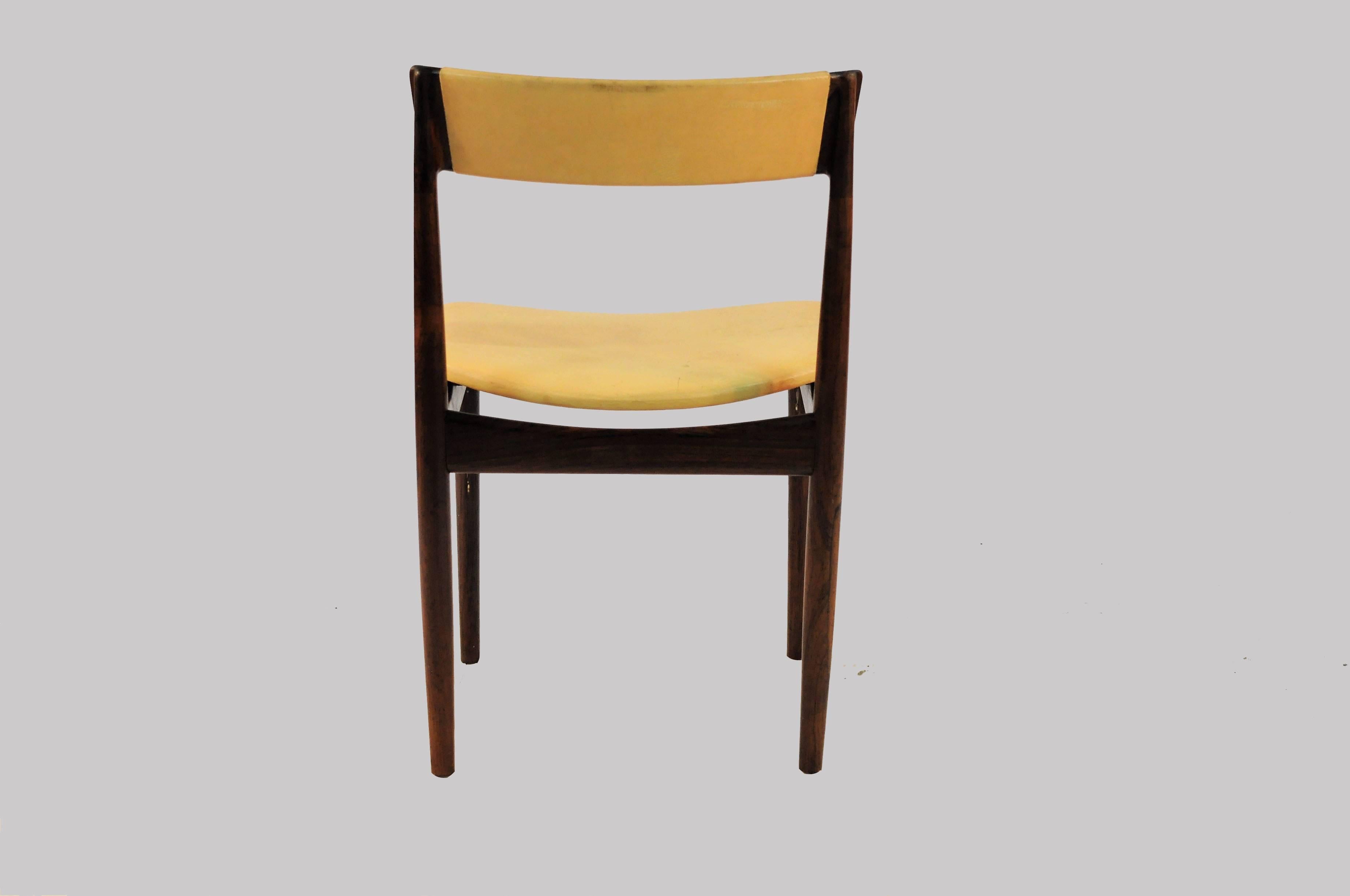 Woodwork 1960s Set of Ten Henry Rosengren Hansen Model 39 Dining Chairs in Rosewood