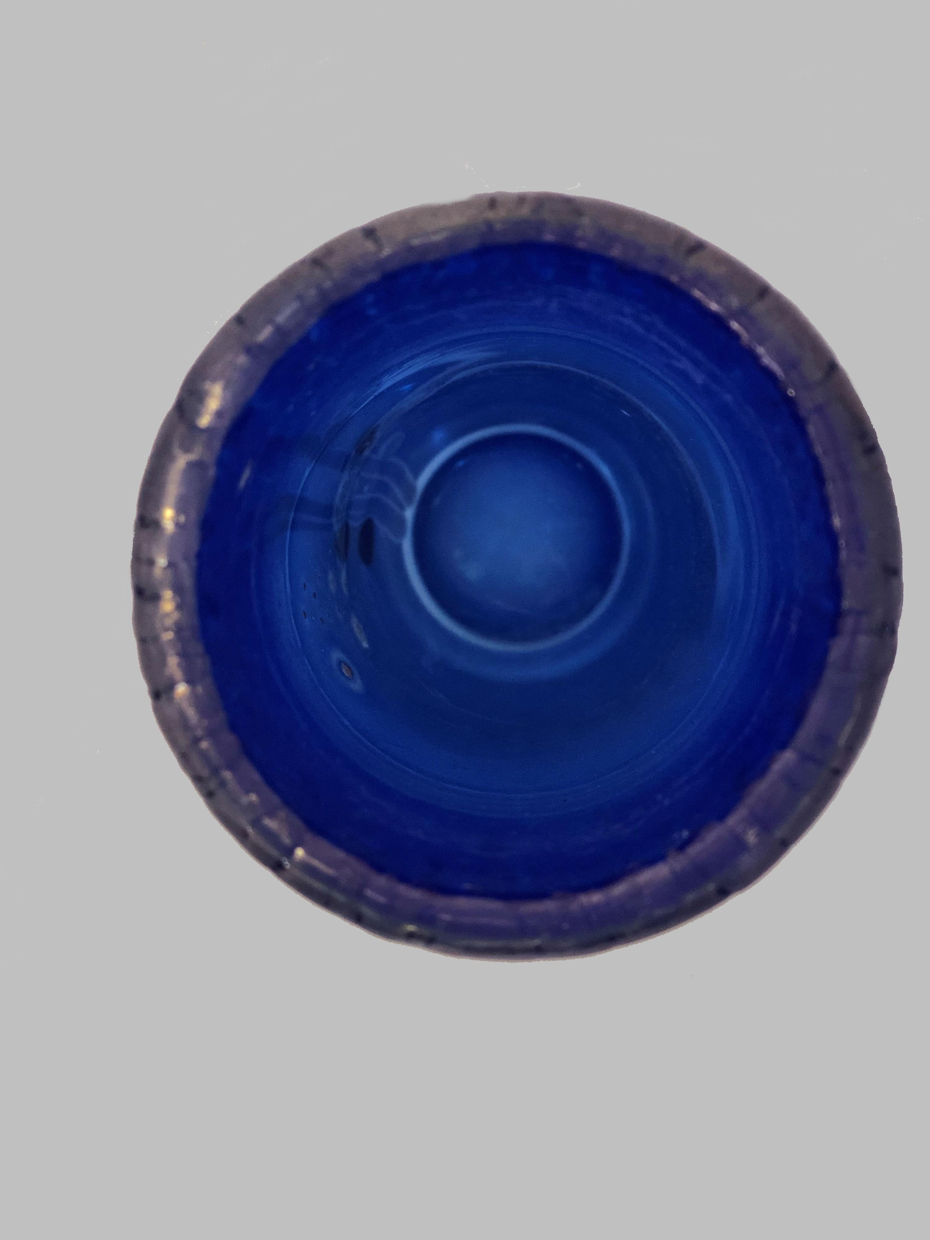 Danese Vaso di vetro Finn Lynggard del 1982 in vendita