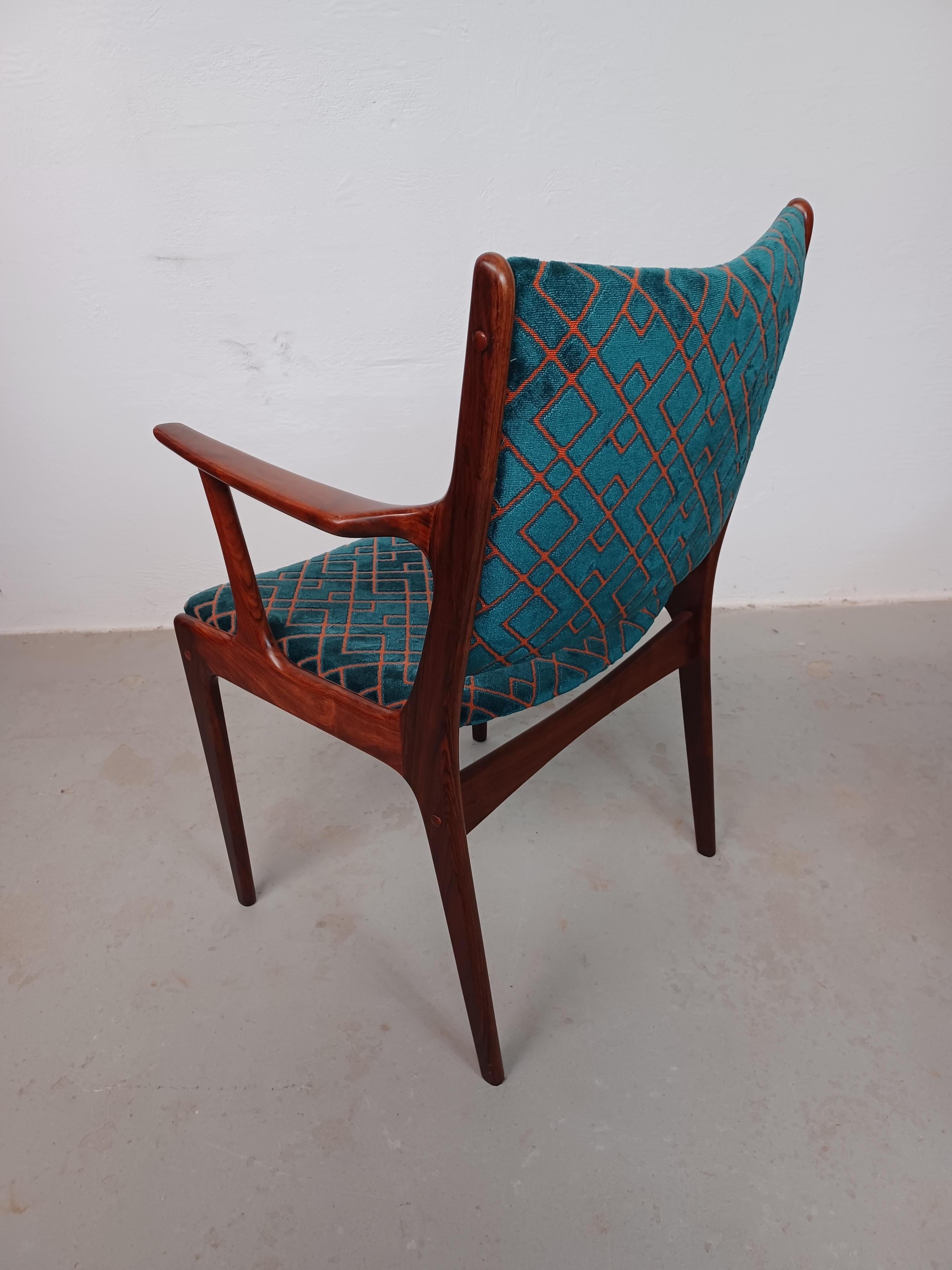 Sisas de palisandro Johannes Andersen de los años 60 personalizables Excelente estado Cuero en venta