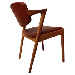 Vintage 1960's Kai Kristiansen Customizable Oak Dining Chairs in Excellent Condition