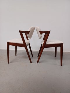 Cinco sillas de palisandro de Kai Kristiansen, restauradas y personalizables, en excelente estado