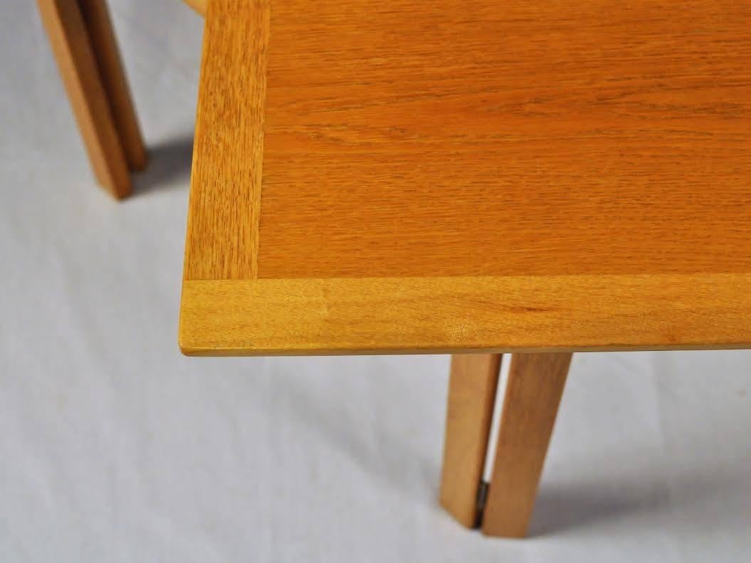 1960s, Børge Mogensen Model 5383 Oak Side Tables In Good Condition In Knebel, DK