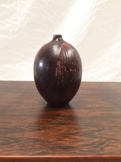 1950s Gerd Bogelund Oxblood Glazed Stoneware Vase for Royal Copenhagen