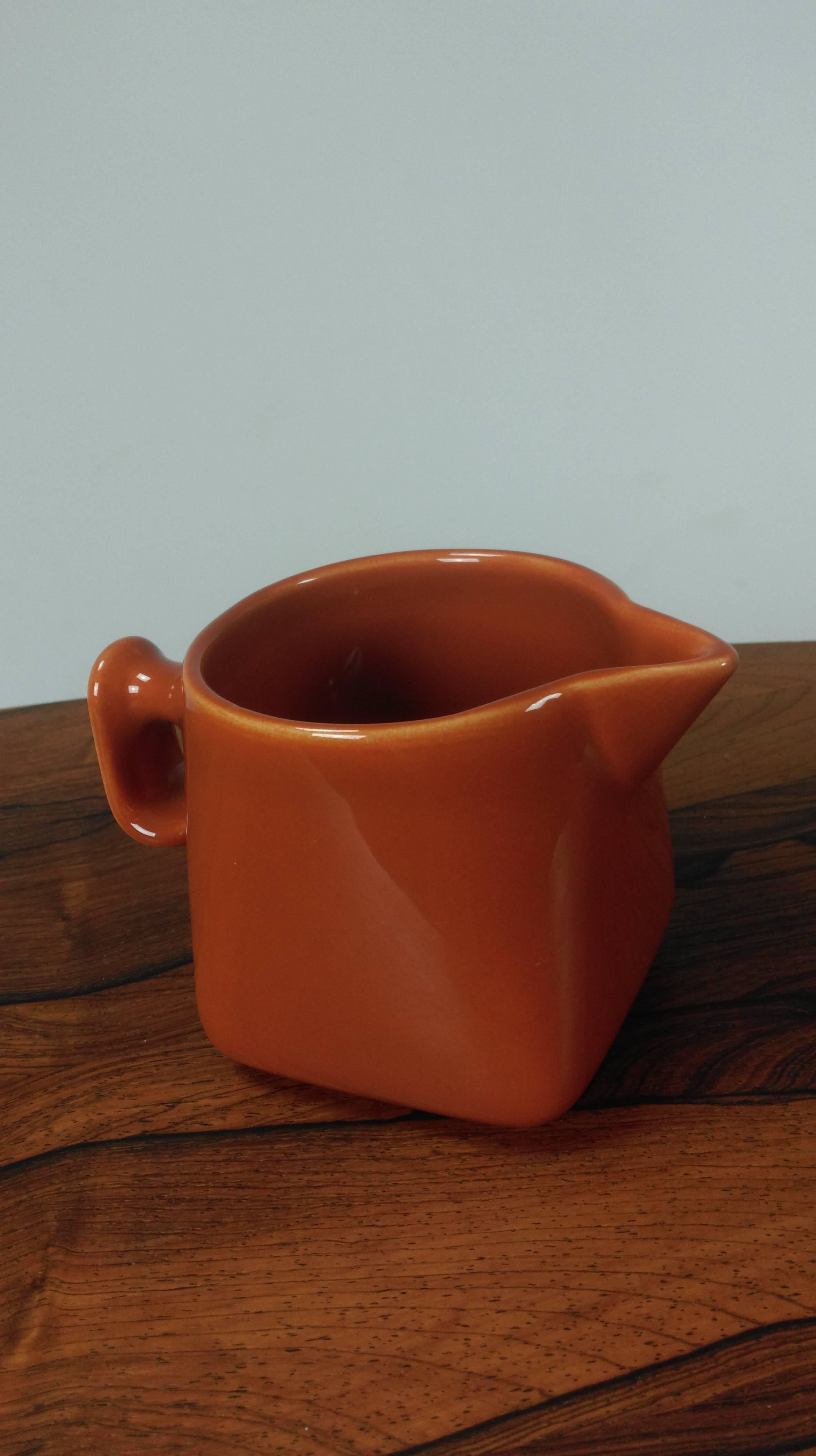 1960s Nanna Ditzel Bowl and Creamer by Nanna Ditzel for Soholm In Good Condition In Knebel, DK