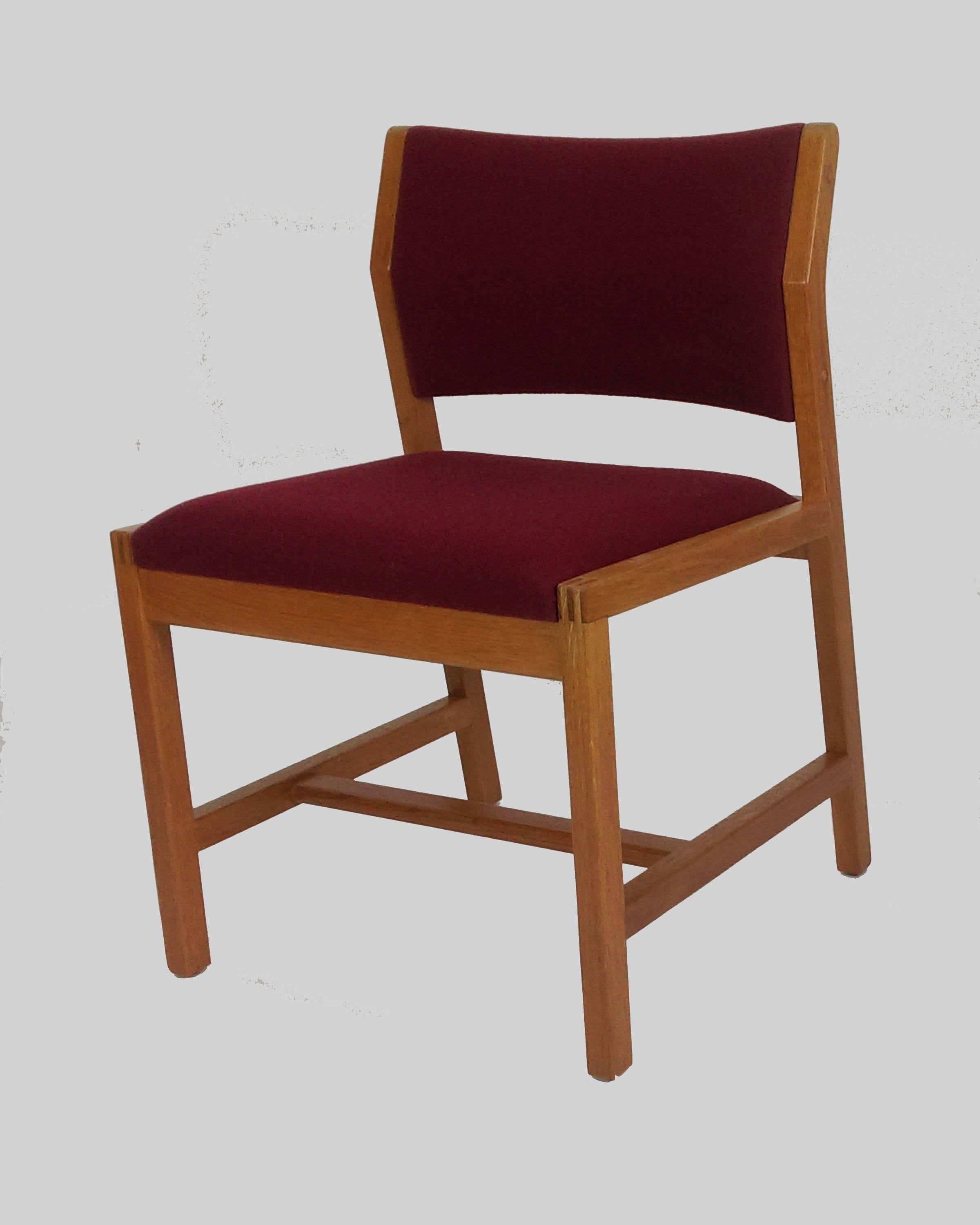 Scandinave moderne Ensemble de six chaises de salle à manger Borge Mogensen des années 1970, modèle 3241 en vente