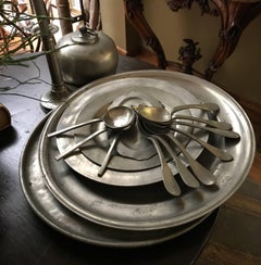 Pewter Collection off 17 Items, 18th-Early 19th Century