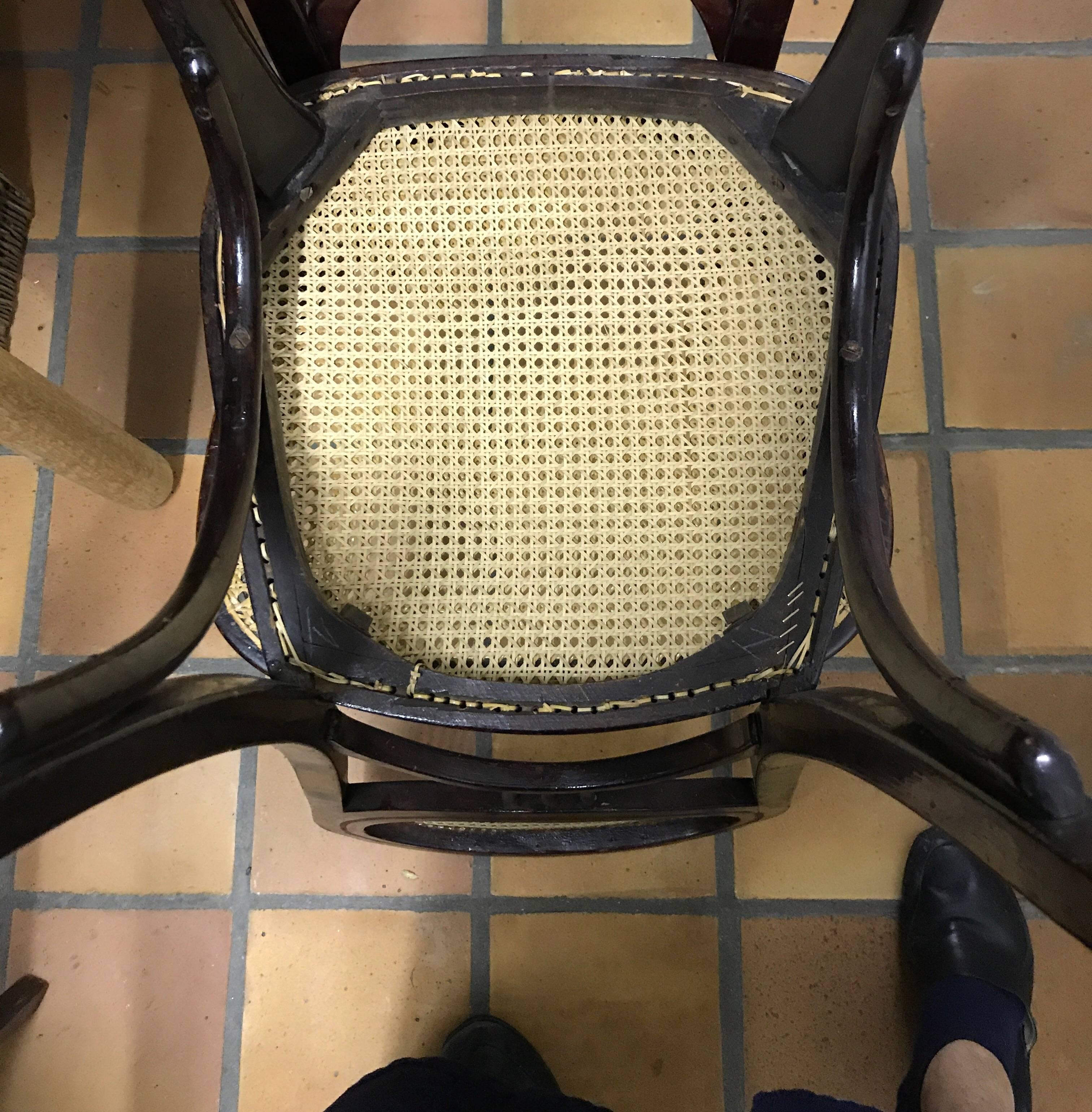 Sedie Thonet in stile Jugendstil o Art Nouveau in  Catalogo del 1910 , Set di 4 In condizioni ottime in vendita a Diest, Vlaams Brabant