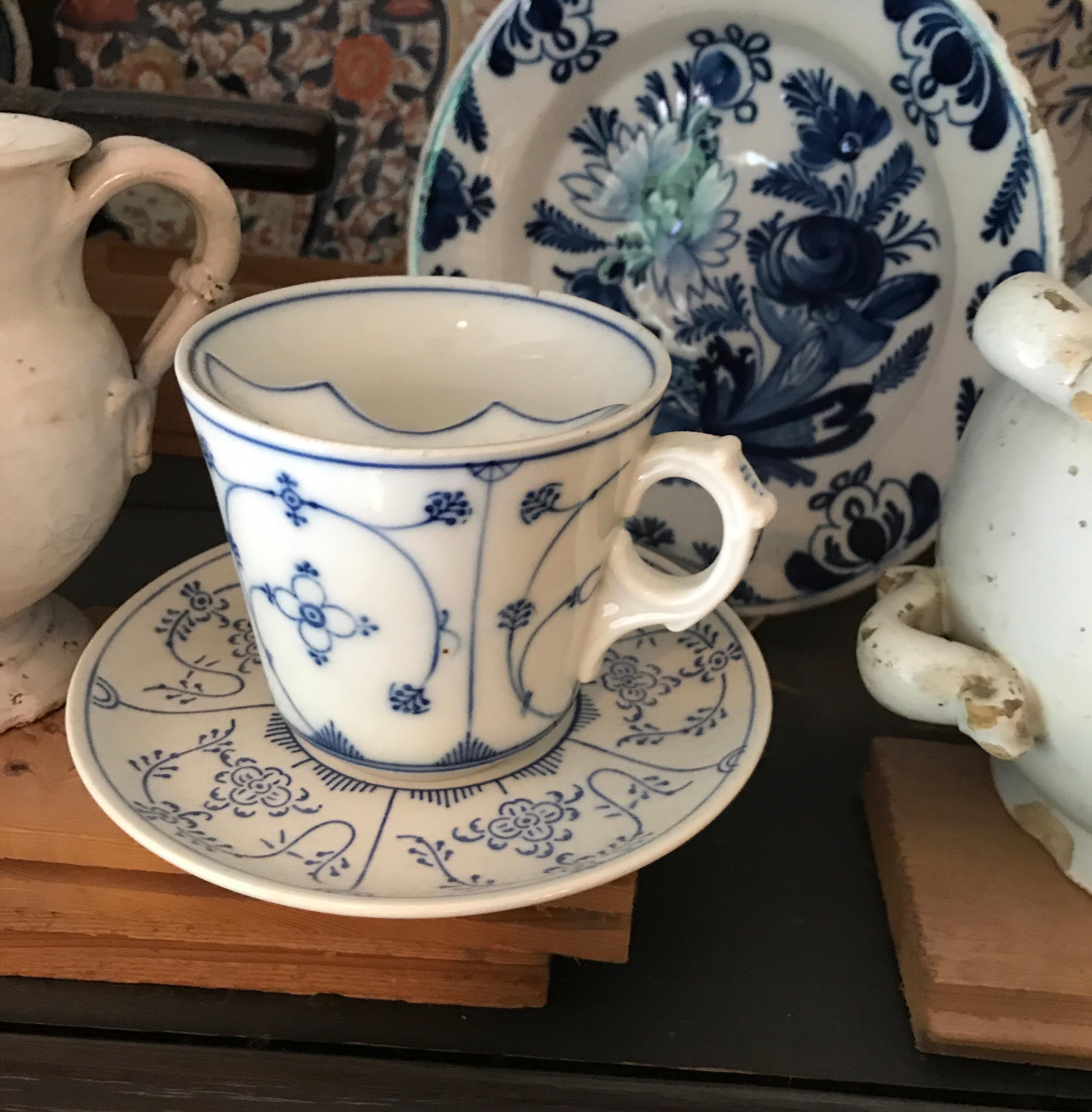 “Blue faience” Collection (17i)Delft 18th  Dutch Flemish French Portuguese Items For Sale 4