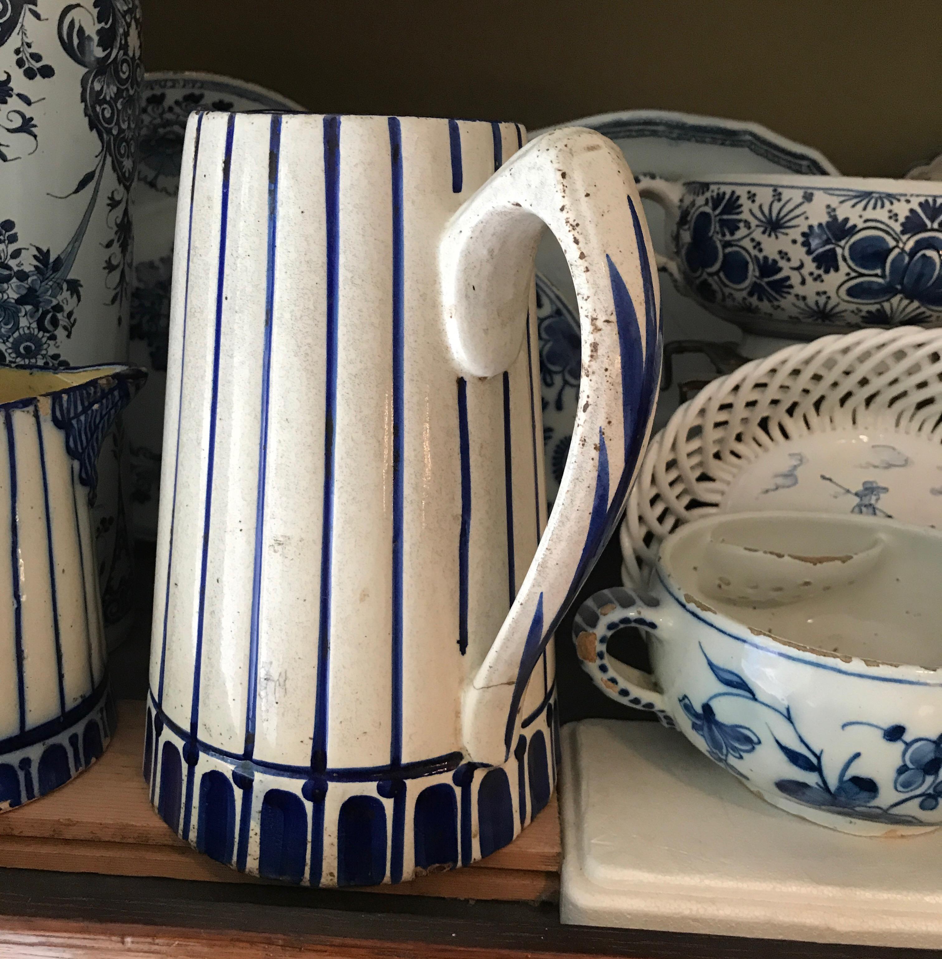 “Blue faience” Collection (17i)Delft 18th  Dutch Flemish French Portuguese Items For Sale 7