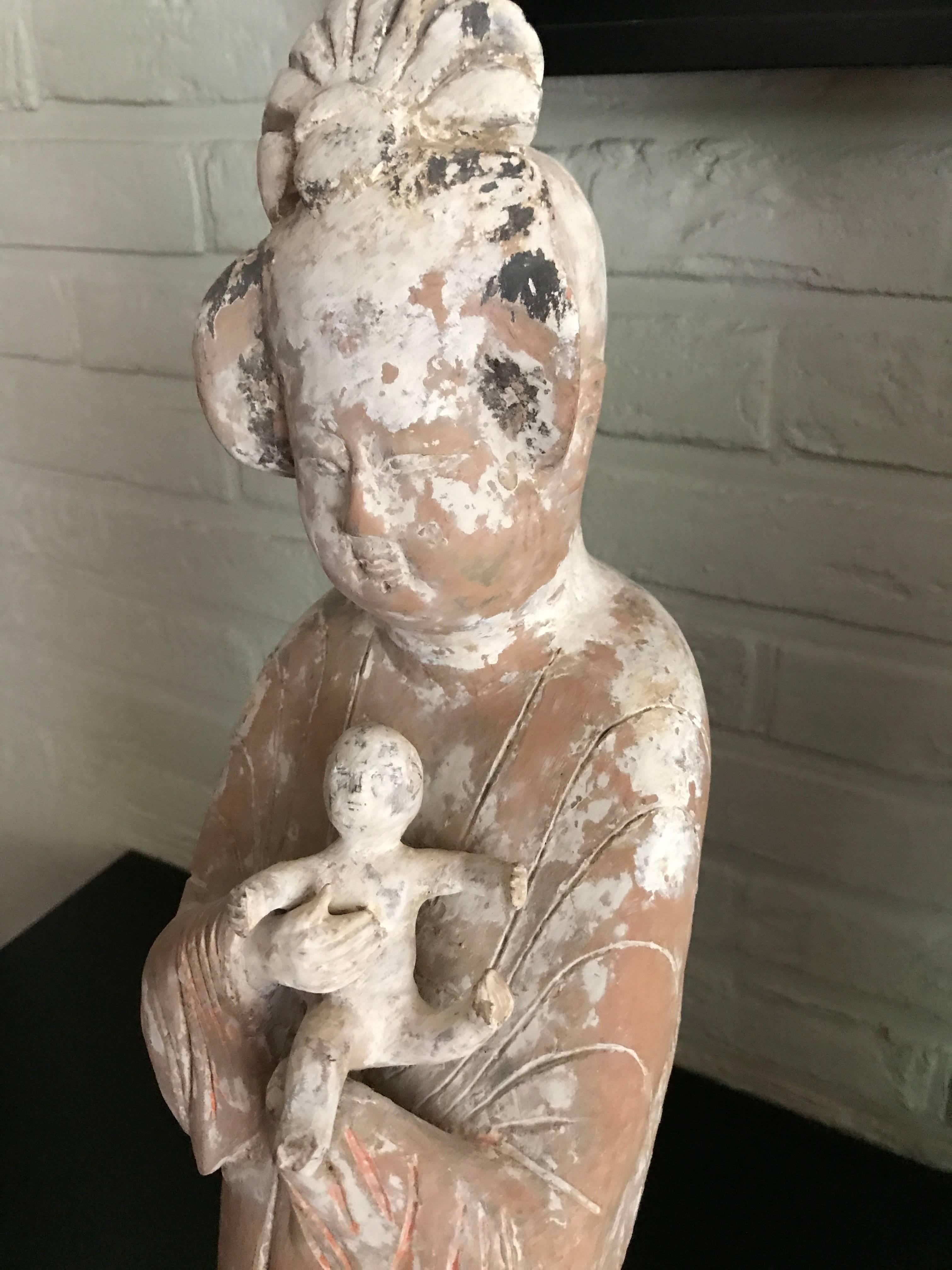 Other Three Tang Dynasty Fat Ladies 618-907ad Tl Test Authenticity Test
! For Sale