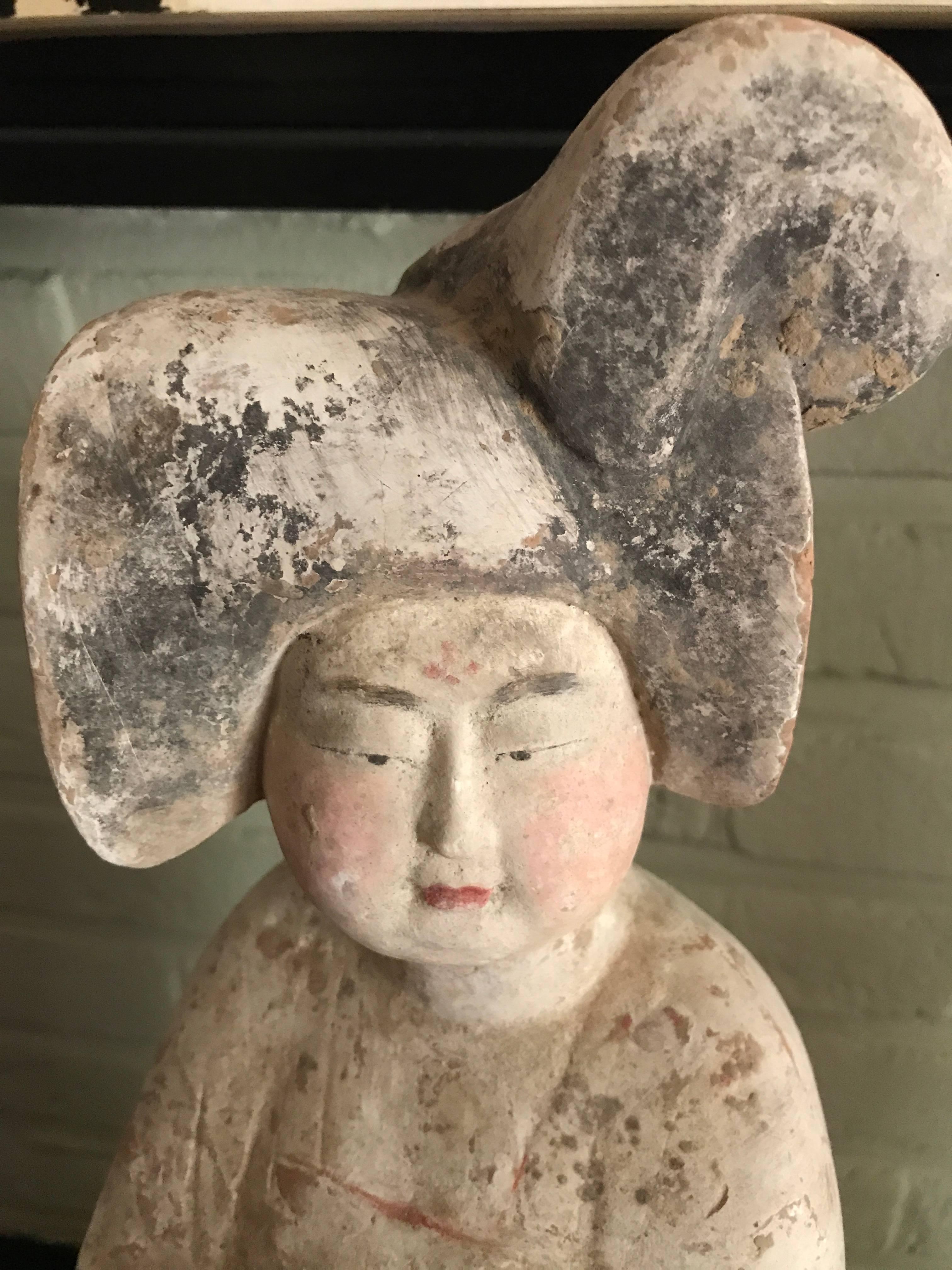 XVIIIe siècle et antérieur Test d'authenticité Three Tang Dynasty Fat Ladies 618-907ad Tl
! en vente