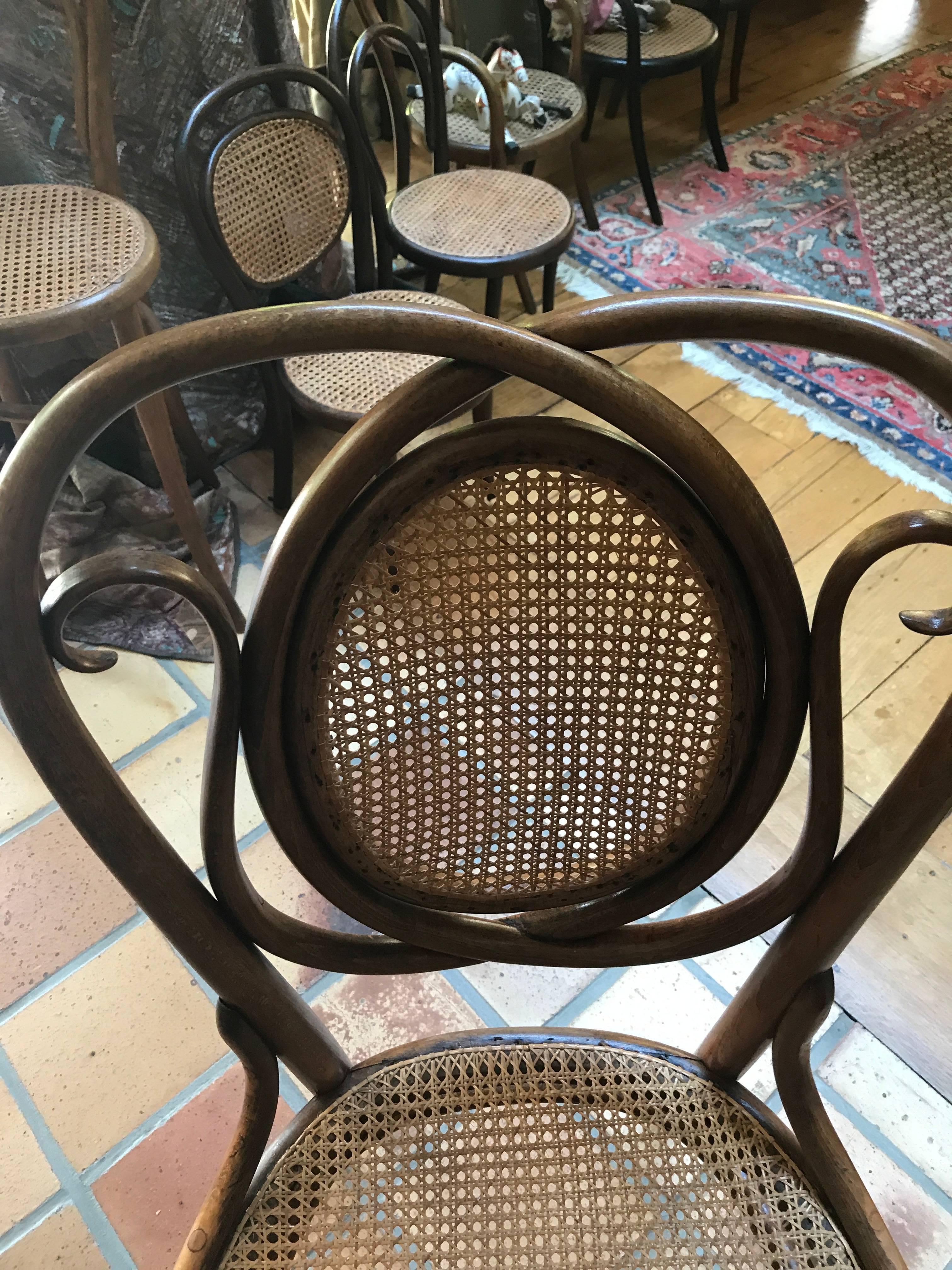 Austrian Thonet  bentwood Nr 22 Beech Natural Chair Collectors Item 