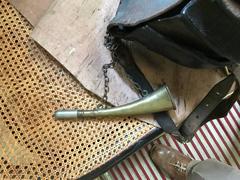 Tramway or Bus Conductor Set with Bag Hole Puncher Horn Money Changer, 1900