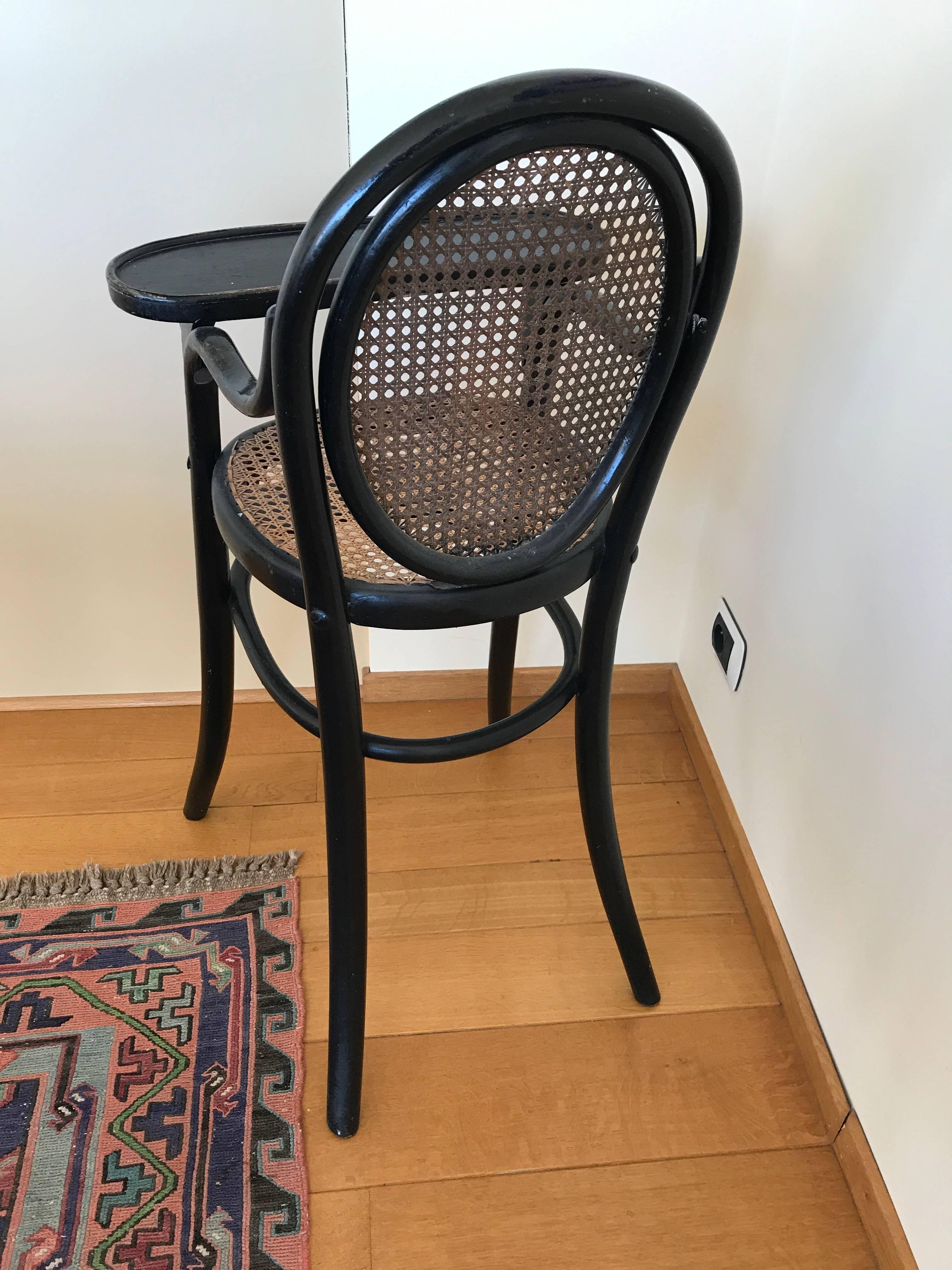 Art Deco Thonet bentwood  Children Chair Complete with Tablet and Footh Support!! For Sale