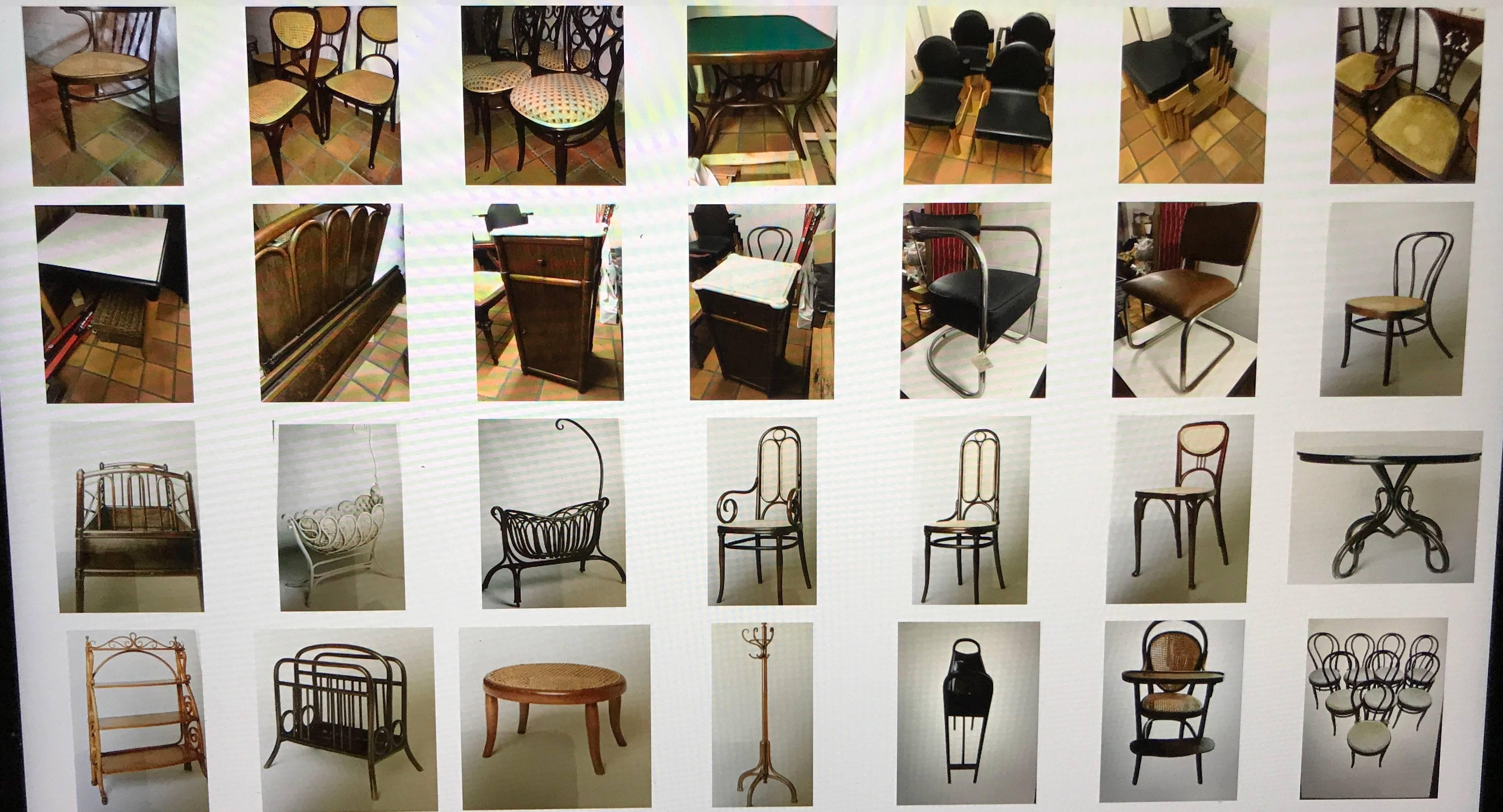 Austrian Thonet bentwood Museum Collection 72 items All Stamped and or Labeled 1858-1904  For Sale