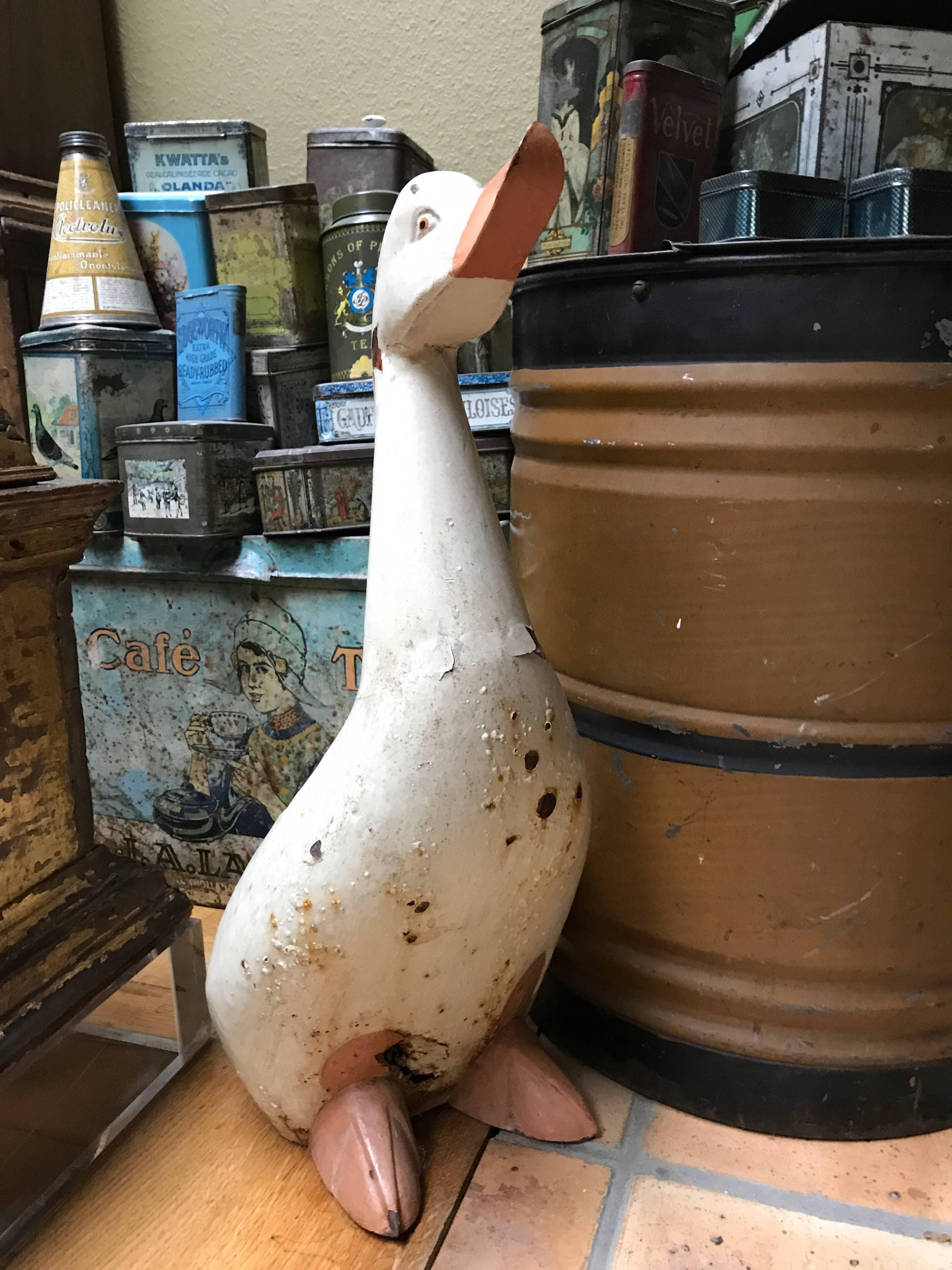 Collection of Tins and a Tin Duck circa 1900 Total 27 Items 