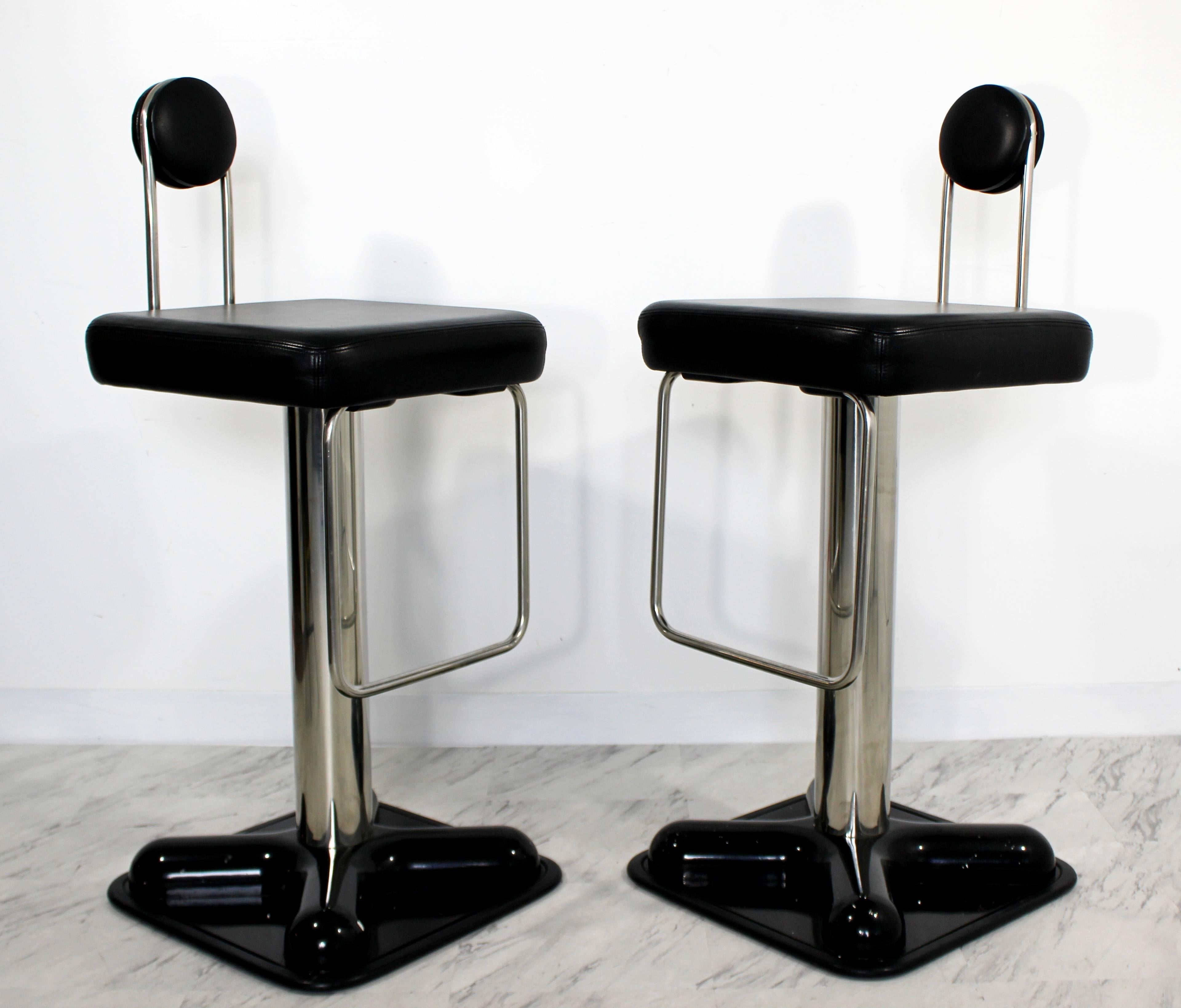 Mid-Century Modern Set of Five Birillo Bar Stools Joe Colombo for Zanotta 1