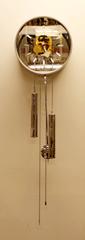 Mid-Century Modern Pendulum Clock by George Nelson for Howard Miller Chrome
