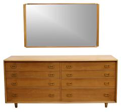 Mid-Century Modern Paul Frankl Satin Birch Emissary Complete Bedroom Set
