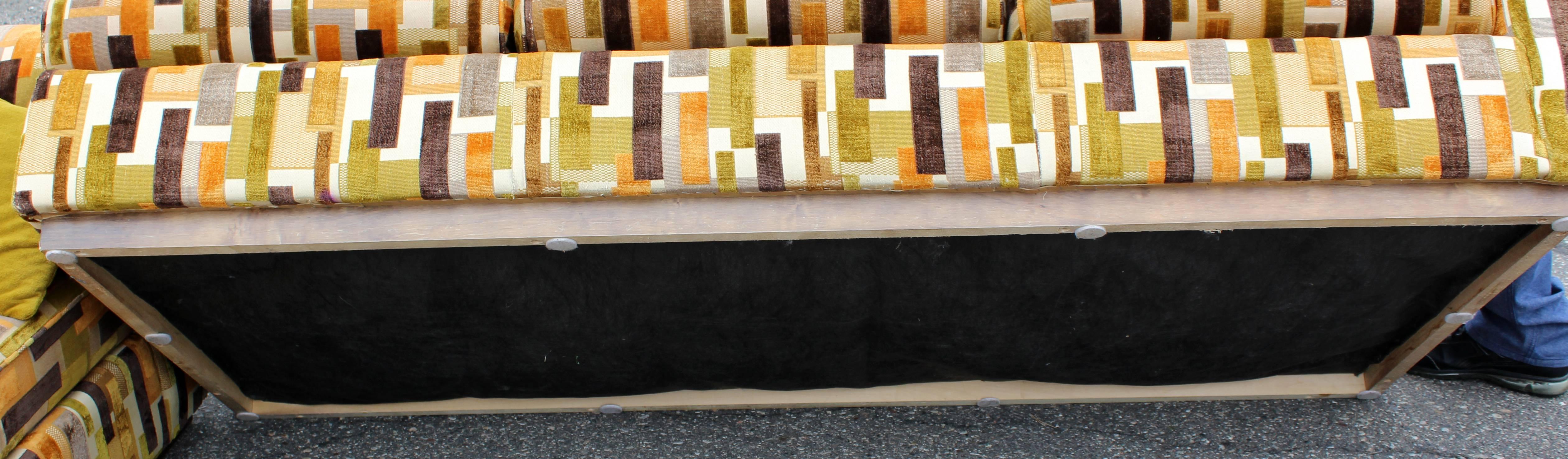 Mid-Century Modern Milo Baughman Two-Piece Sectional Sofa, Larsen Style 4