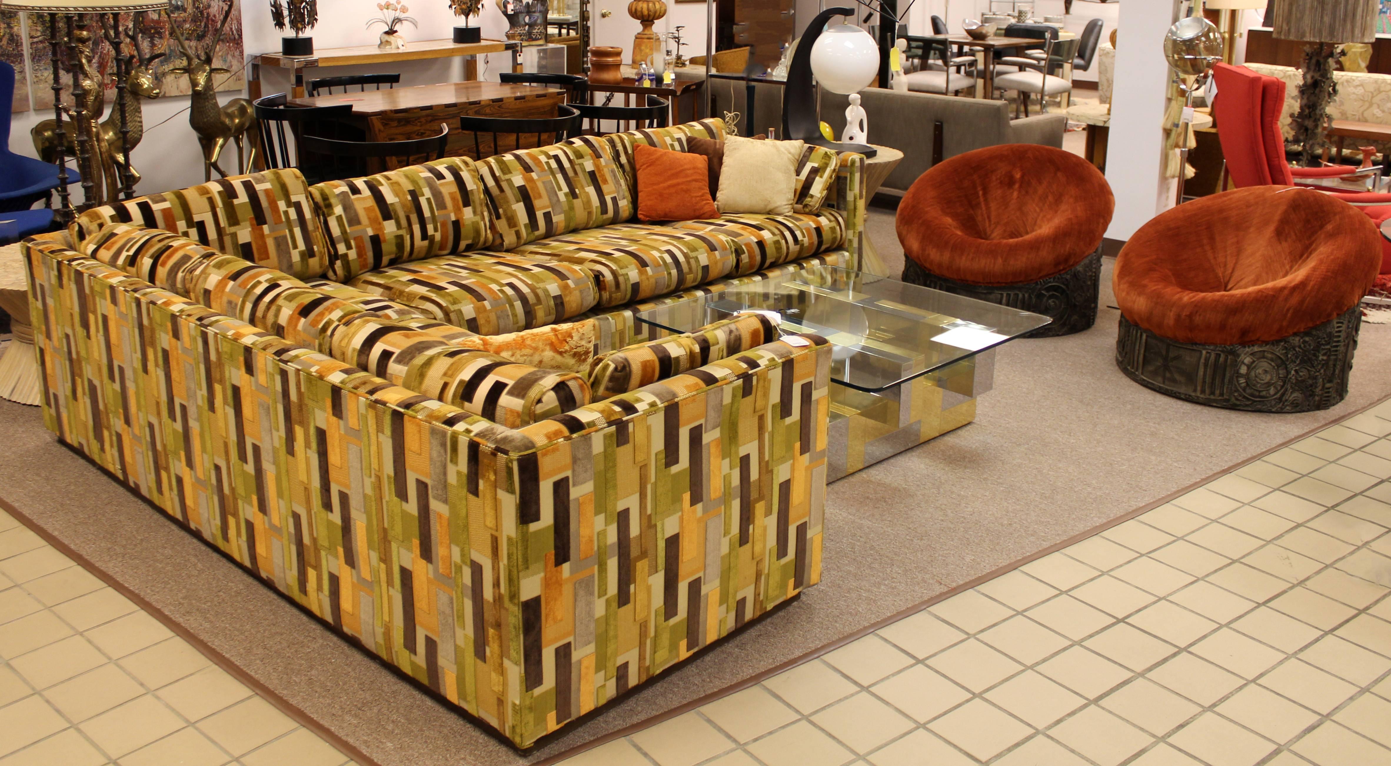 Mid-Century Modern Milo Baughman Two-Piece Sectional Sofa, Larsen Style 5