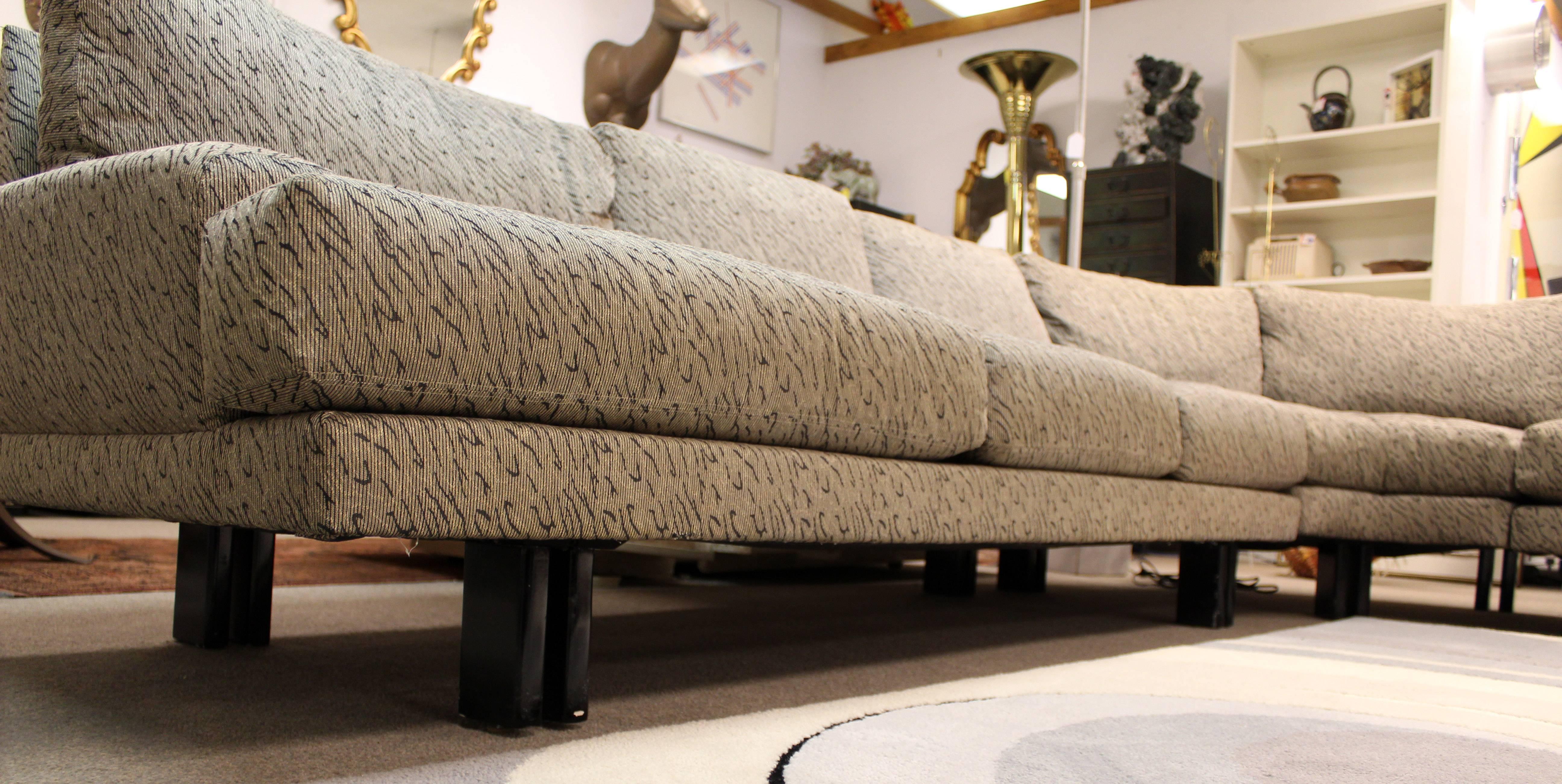 Mid-Century Modern Milo Baughman for Thayer Coggin Three-Piece Sectional Sofa 1