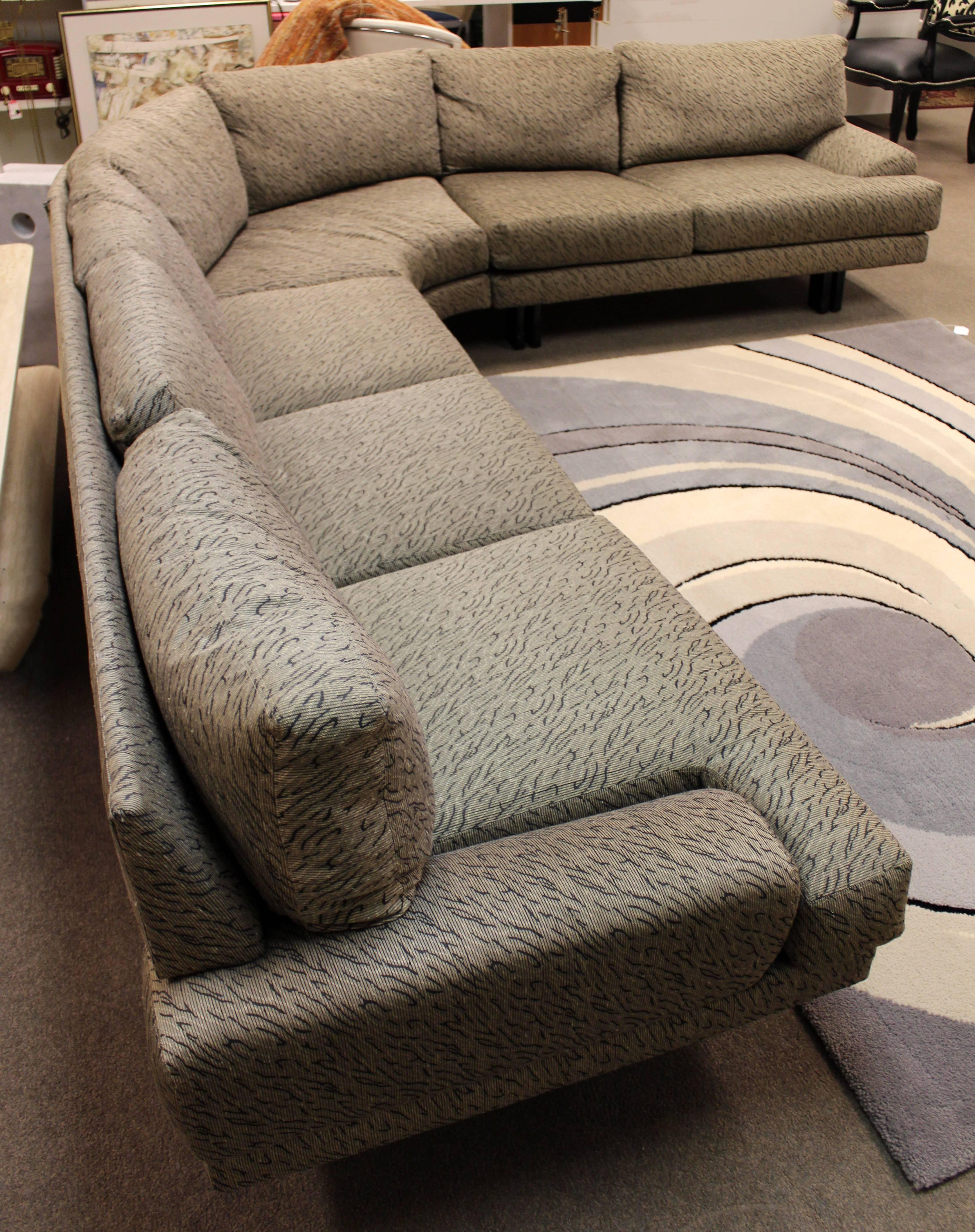 Mid-Century Modern Milo Baughman for Thayer Coggin Three-Piece Sectional Sofa 2