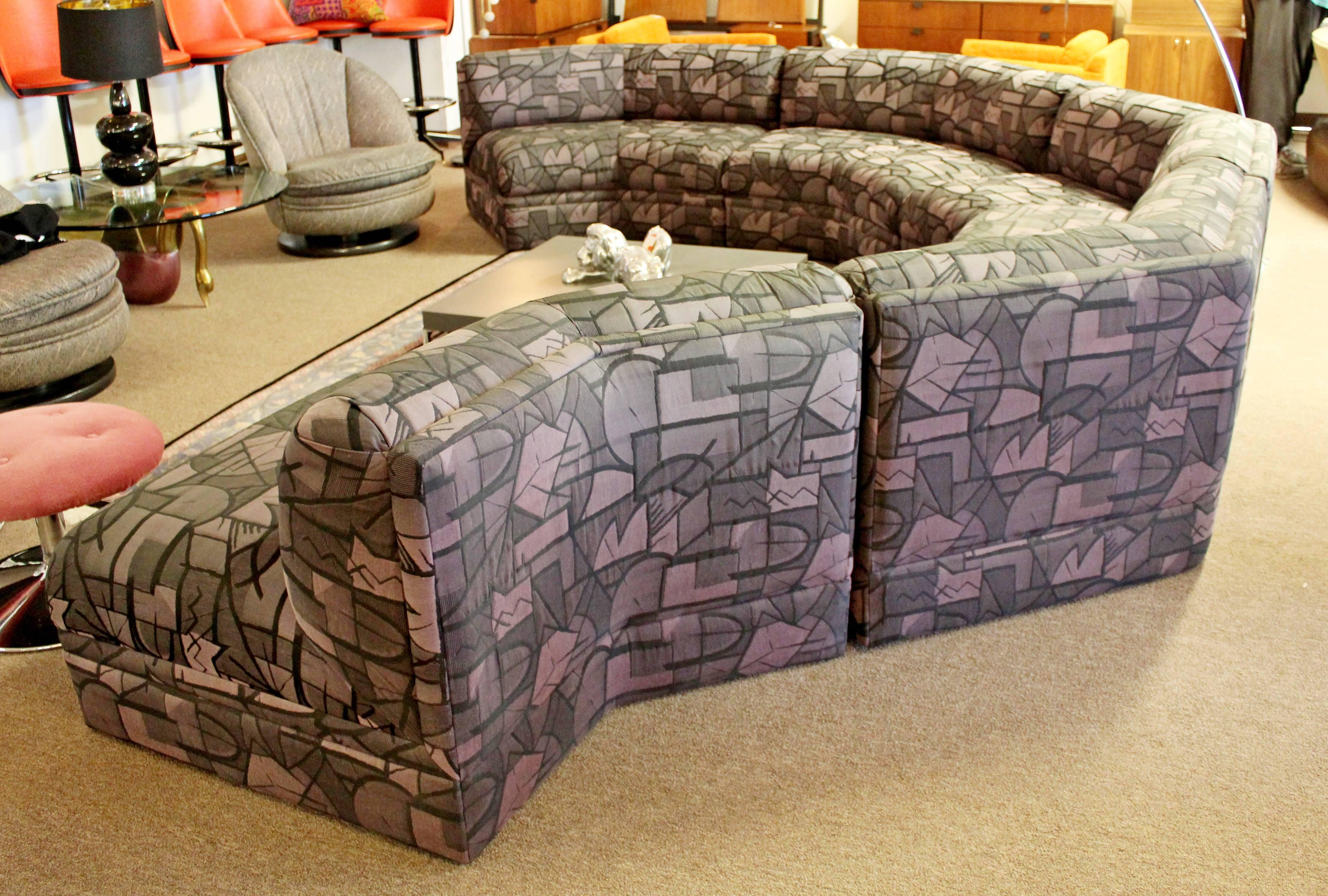 Mid-Century Modern Milo Baughman Thayer Coggin Five-Piece Sectional Sofa 3