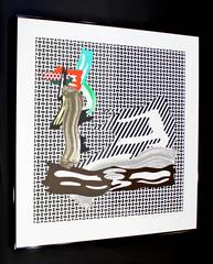 Lito contemporanea firmata e numerata Roy Lichtenstein Brushstroke, 1989, Pop Art
