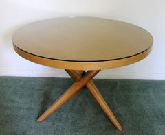 Mid-Century Modern Robsjohn-Gibbings for Widdicomb Jacks Tripod Side Table 1950s