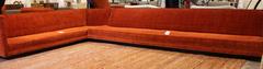Mid-Century Modern Baughman Directional Two-Pieces Large Sectional Sofa