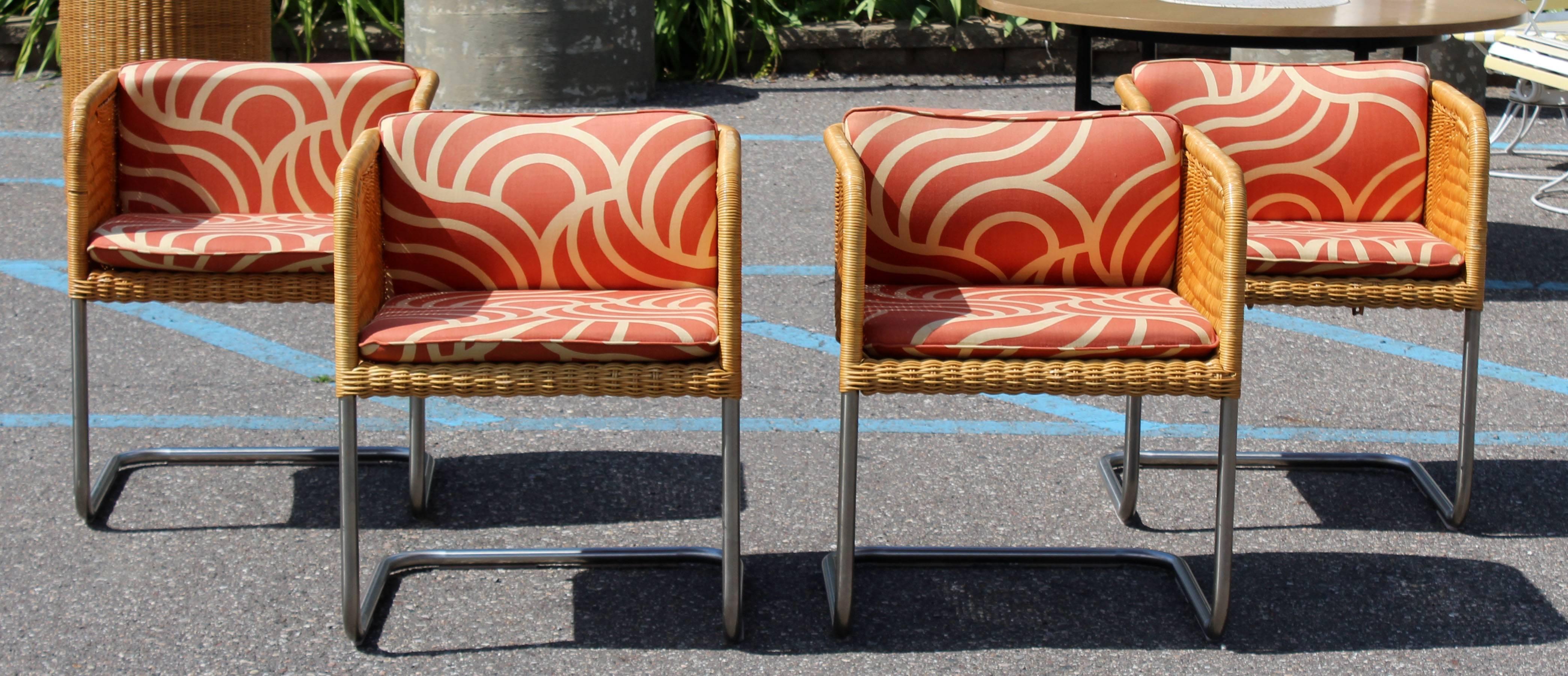 harvey probber wicker chair