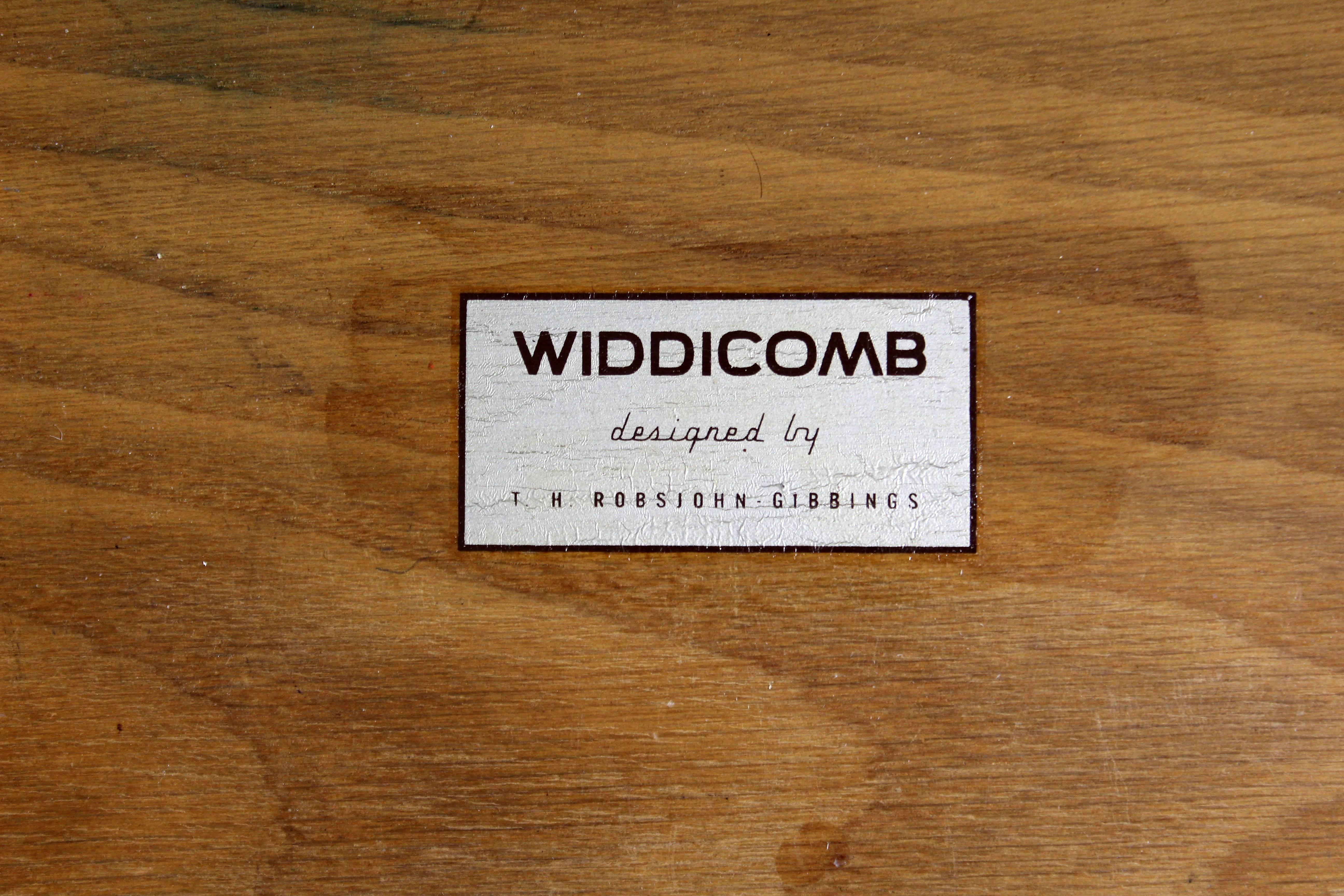 Mid-Century Modern Robsjohn Gibbings for Widdicomb Walnut Cantilever Desk, 1950s 4