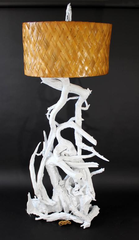 basket weave floor lamp