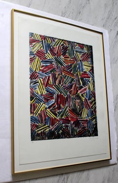 Contemporary Cicada 1981 by Jasper Johns Color Lithograph Signed Numbered 39/58