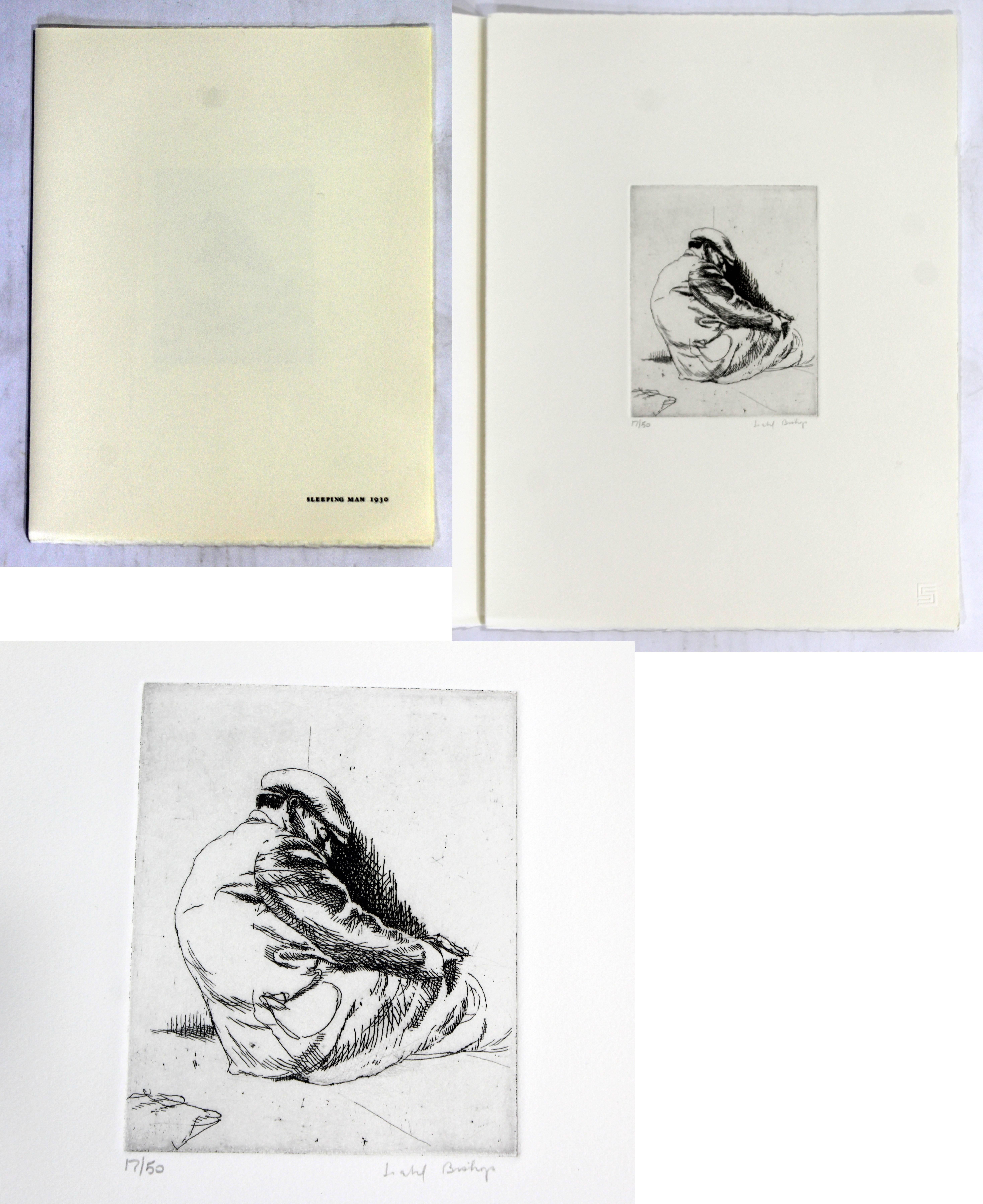 Mid-20th Century Isabel Bishop Collection of Eight Etchings Signed Numbered 17/50, 1930-1959