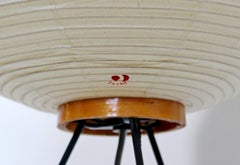 Mid-Century Modern Original Vintage Noguchi Akari 10A Pair of Floor Lamp, 1950s