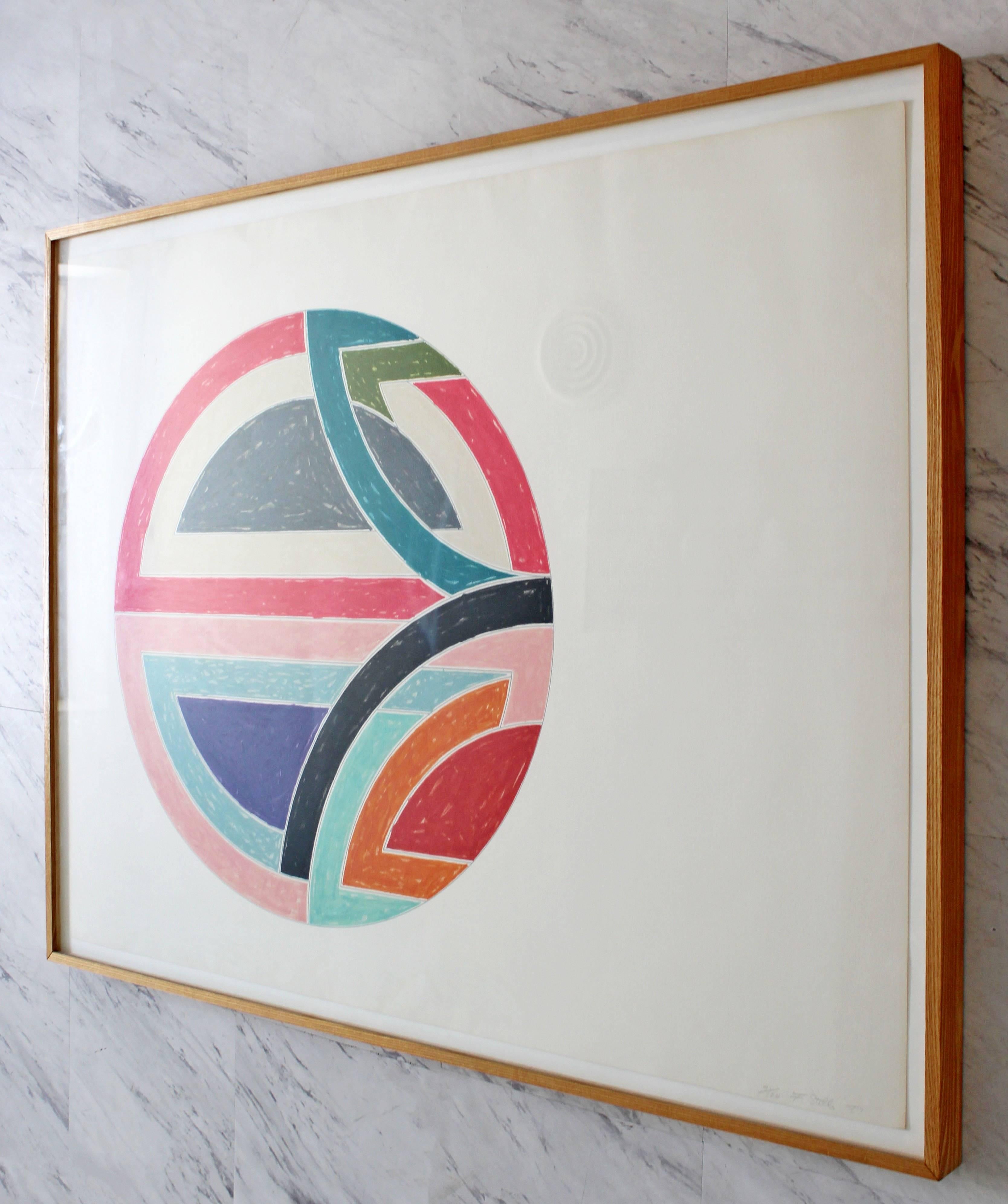 American Contemporary Frank Stella Sinjerli Variations 1A Signed Lithograph 1977 9/100