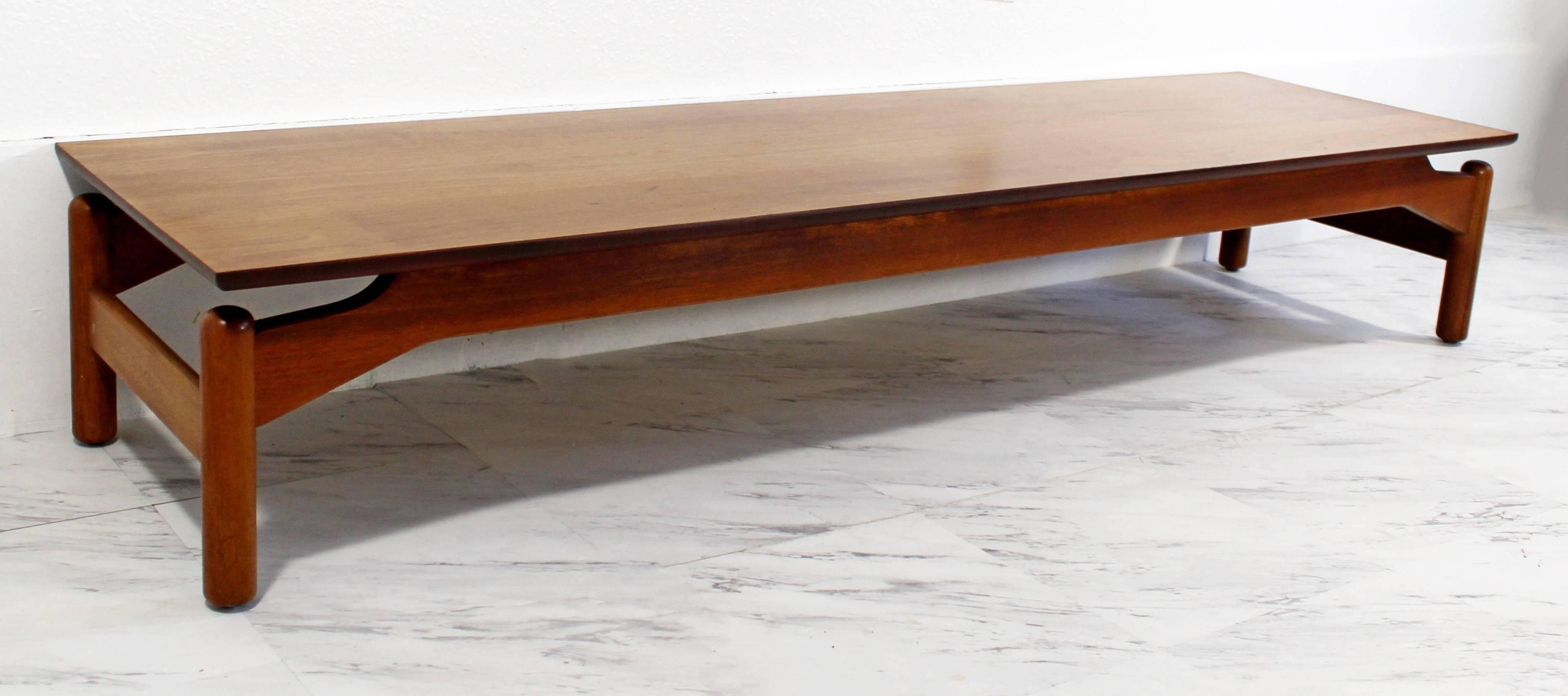 Mid-20th Century Mid-Century Modern Greta Grossman for Glenn of California Walnut Coffee Table