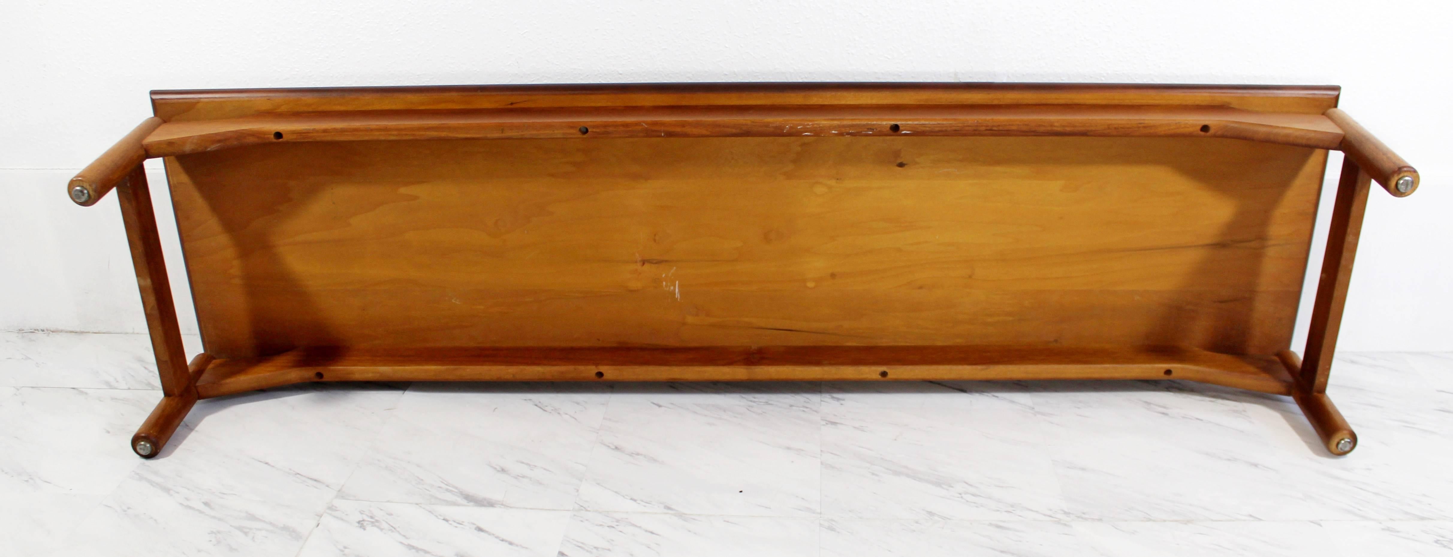 Mid-Century Modern Greta Grossman for Glenn of California Walnut Coffee Table 4