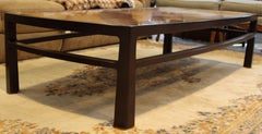 Mid-Century Modern Wormley for Dunbar Rare Mahogany Rectangular Coffee Table