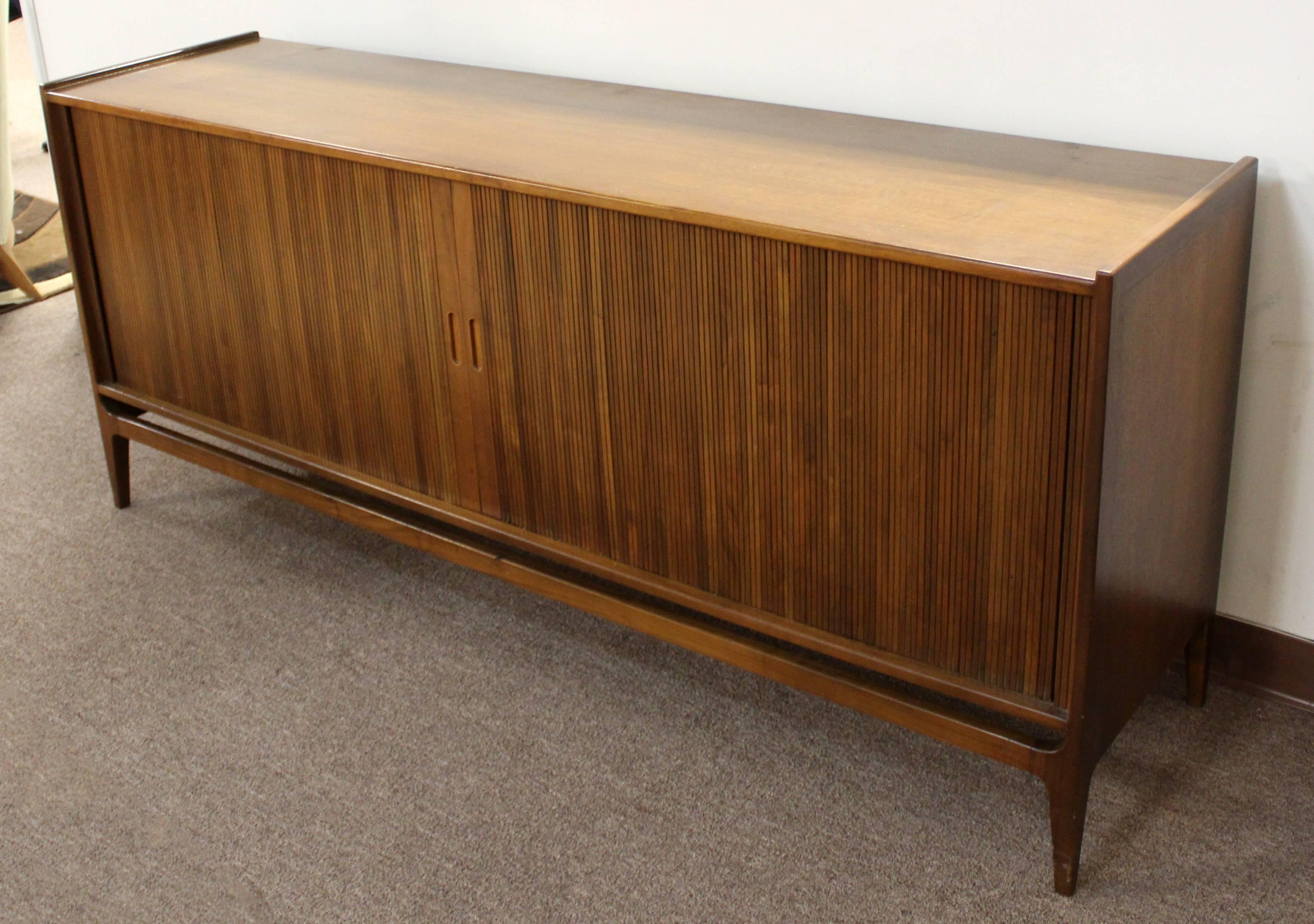 Mid-20th Century Mid-Century Modern Richard Thompson Tambour Door Credenza Glenn of California