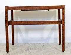 Mid-Century Modern Jens Risom Slate Top Desk Single Drawer, Danish, 1960s