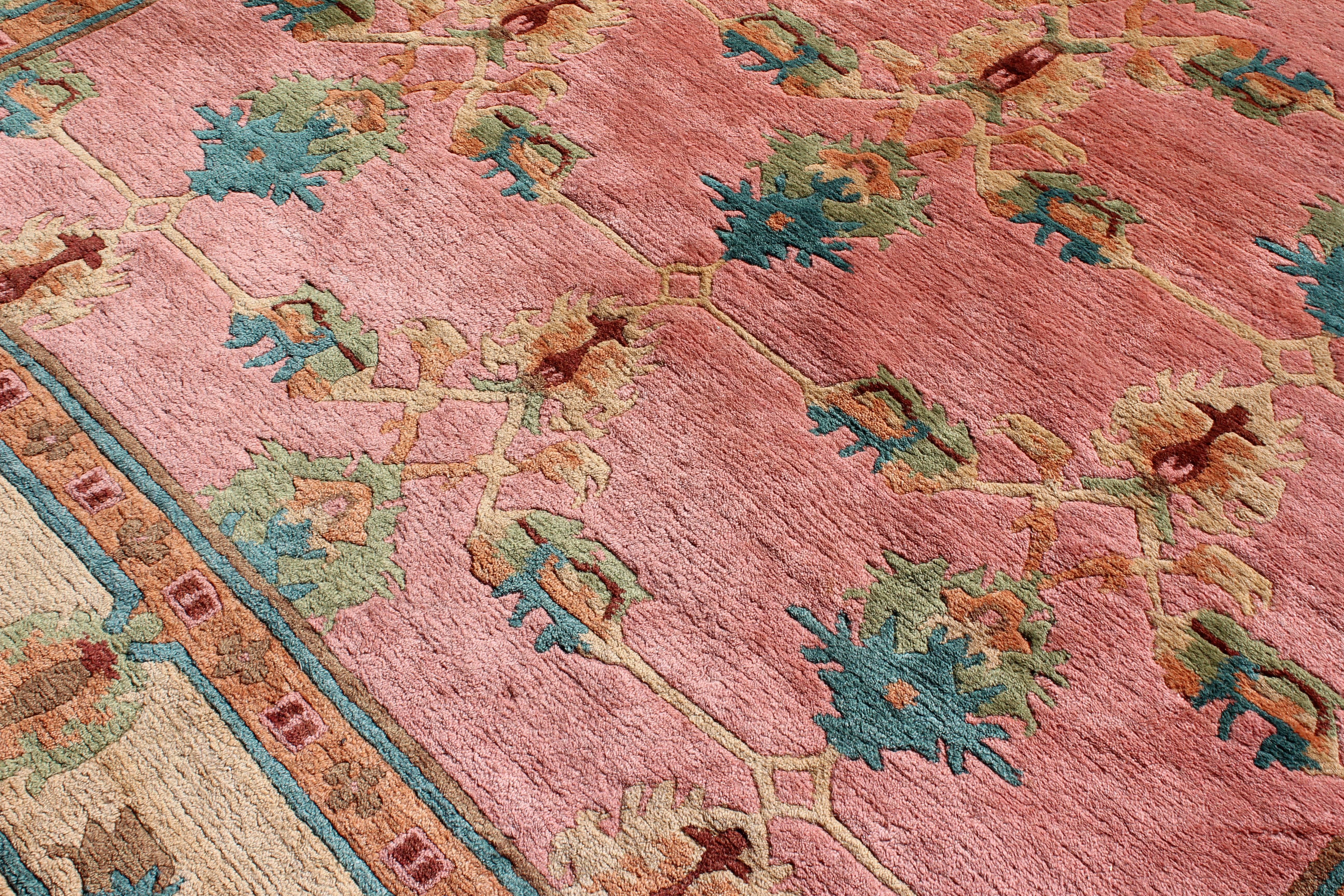 Late 20th Century Mid-Century Modern Large Tibetan Hand Knotted Tufenkian Rug Carpet