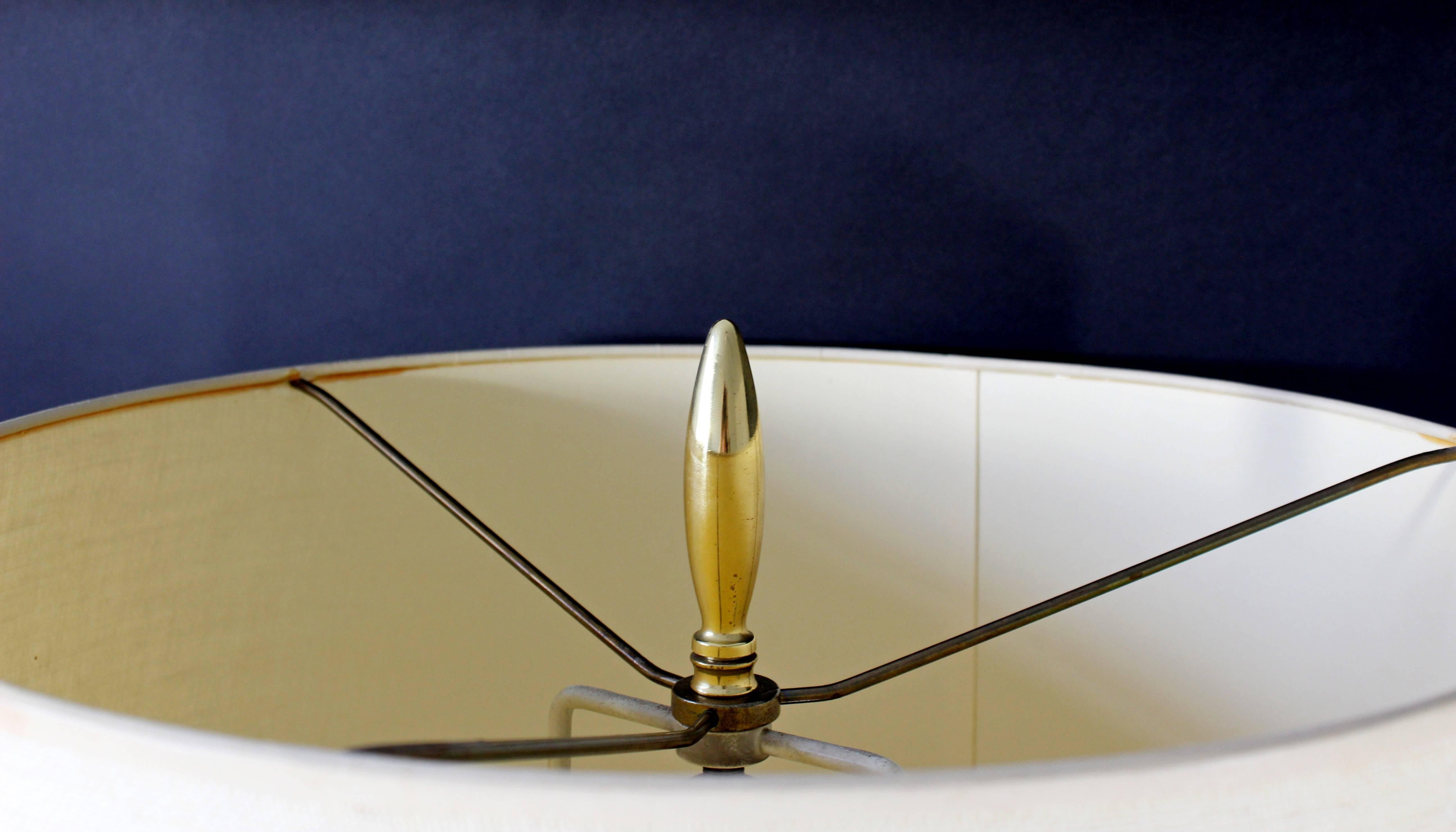 Mid-Century Modern Sputnik Atomic Glass & Brass Table Lamp by Mutual Sunset Co. 2