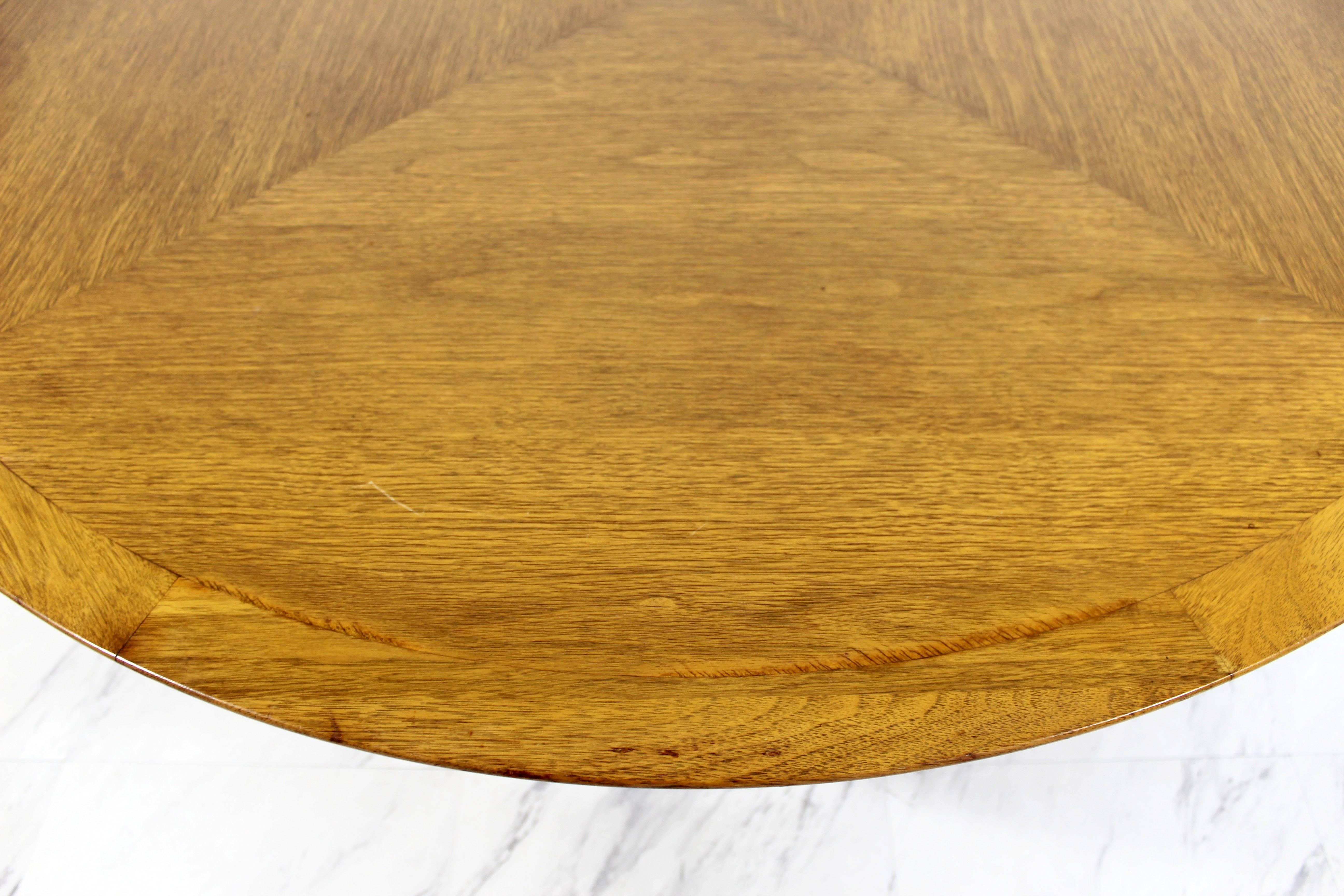 Mid-Century Modern John Van Koert for Drexel Round Walnut Spindle Coffee Table 1