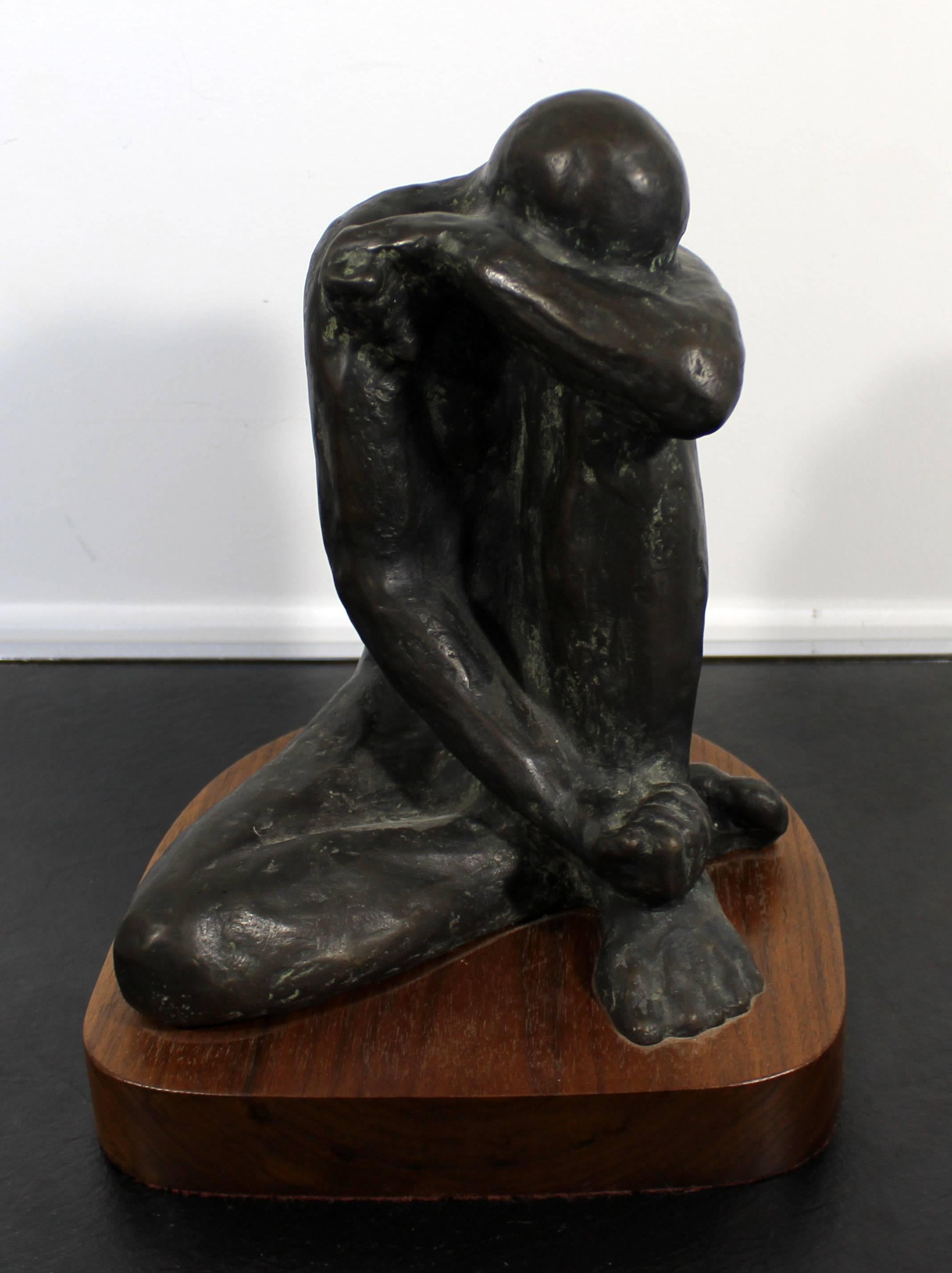 Despair by Charles Masse tells the story of a visit to a mental institute by the artist. The conditions of the facility touched Masse’s heart and Despair (Bronze) was the result. This beautiful piece measures in at 9" W x 9" D x 11"